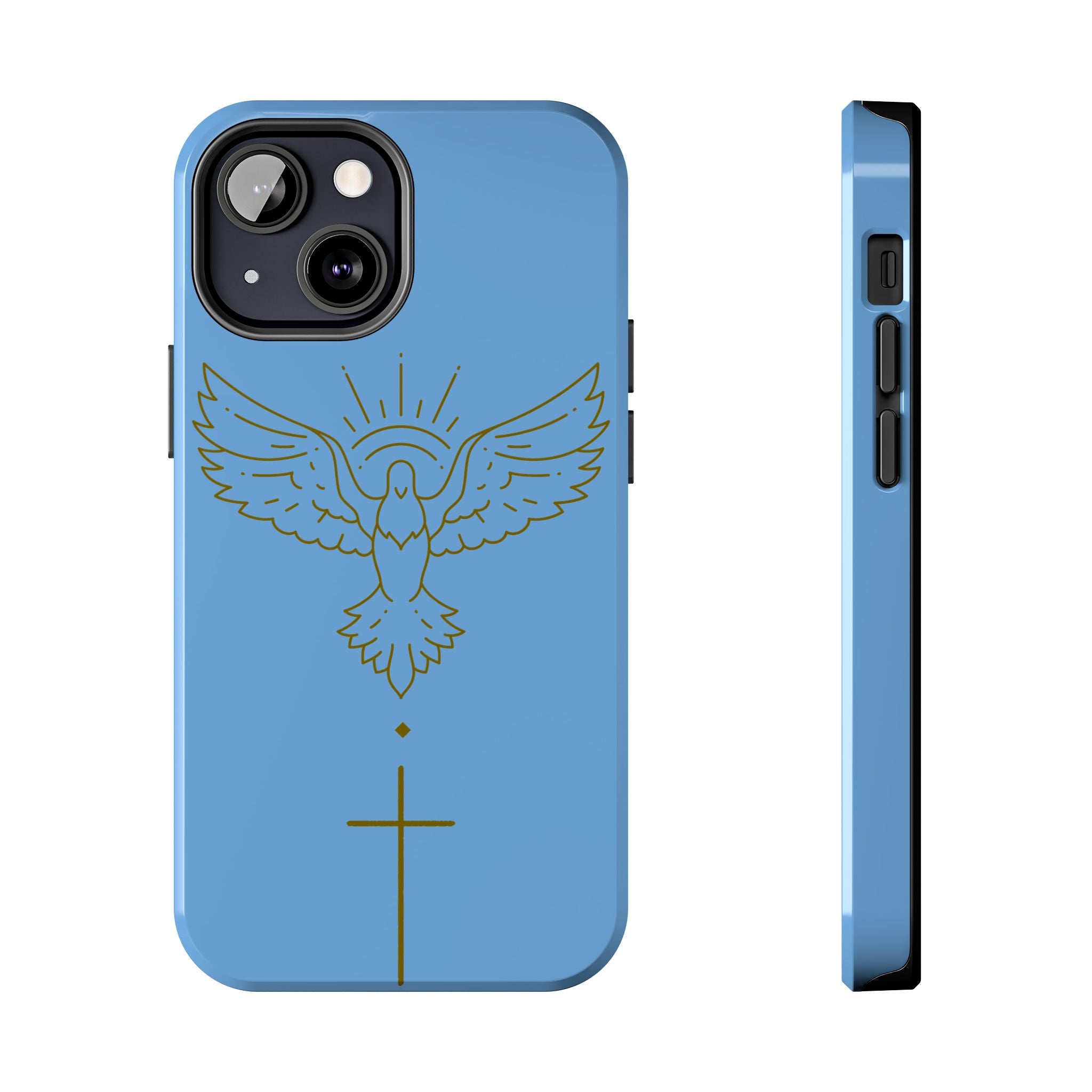 Dove & Cross Tough Phone Case — Inspirational Christian Religious Phone Cover