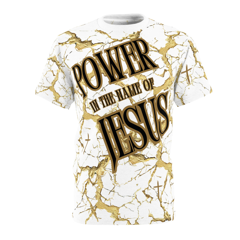 Power In The Name of Jesus Marble Tee