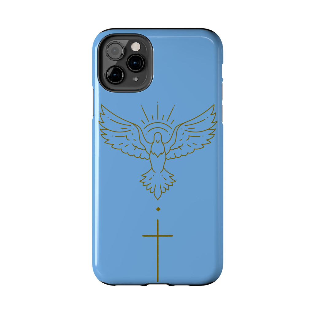 Dove & Cross Tough Phone Case — Inspirational Christian Religious Phone Cover