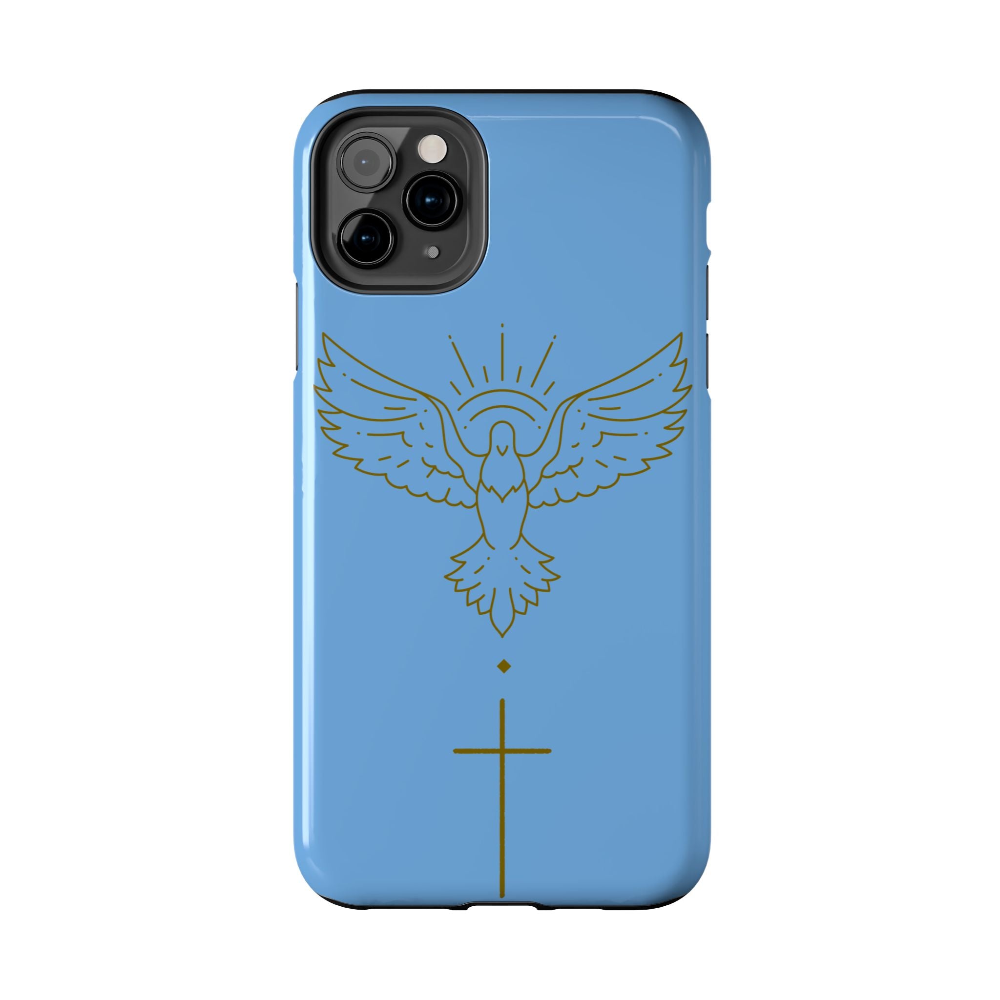 Dove & Cross Tough Phone Case — Inspirational Christian Religious Phone Cover