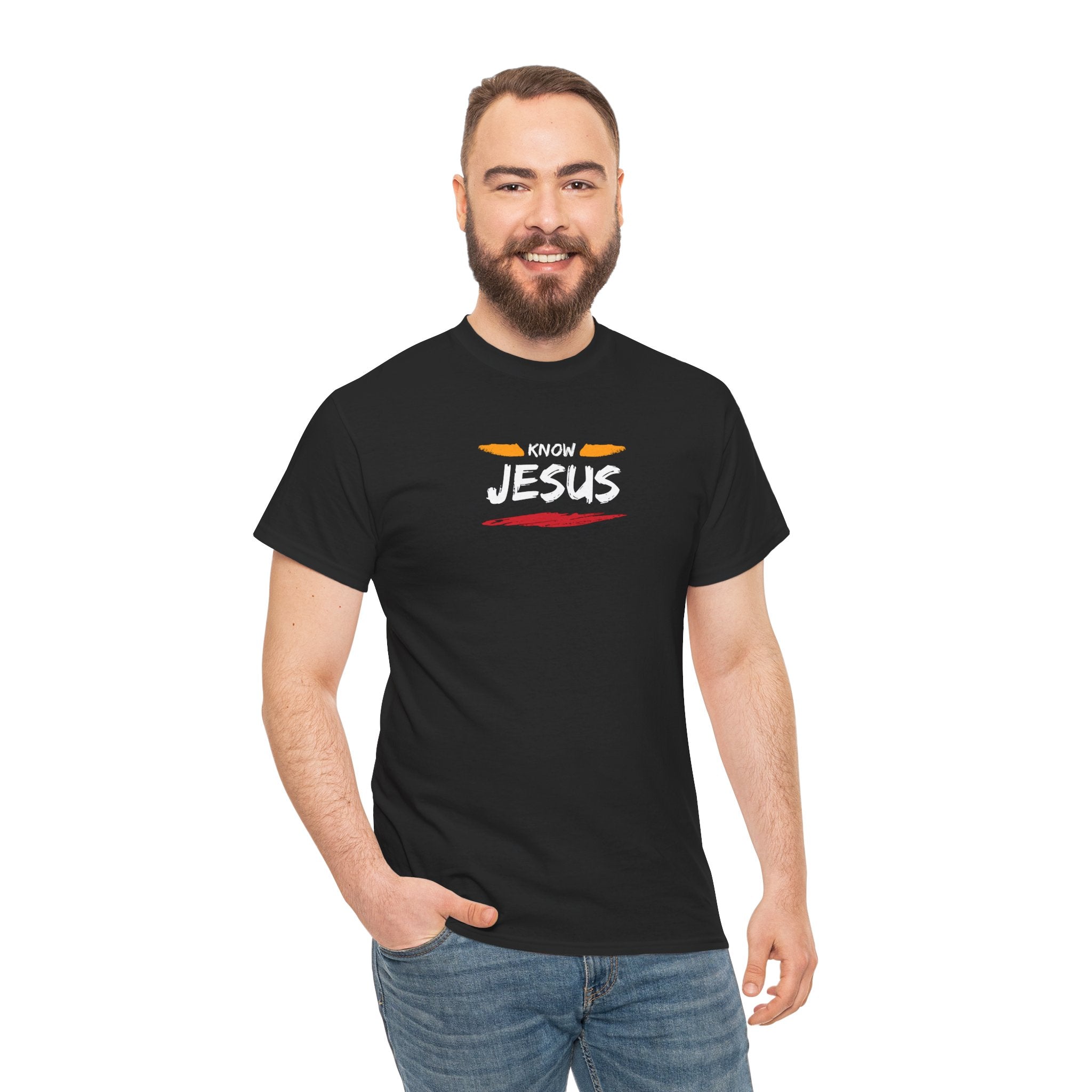Christian T‑Shirt — "Know Jesus" Inspirational Gospel Tee (Take the Risk to Know Jesus)