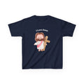 Kids T-Shirt — Cute "I Love Jesus" Cartoon Jesus Holding Cross — Christian Easter Gift for Children