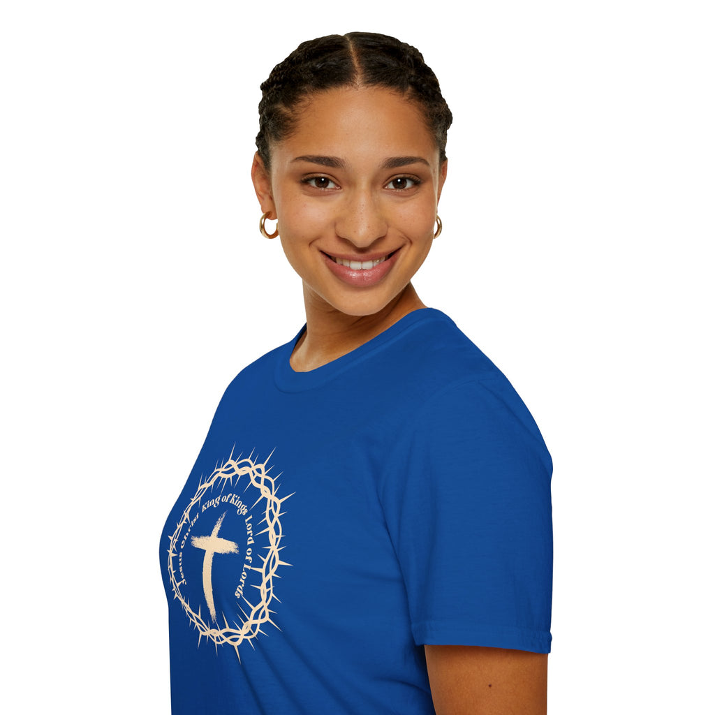 Christian Cross T-Shirt — Crown of Thorns Faith Tee