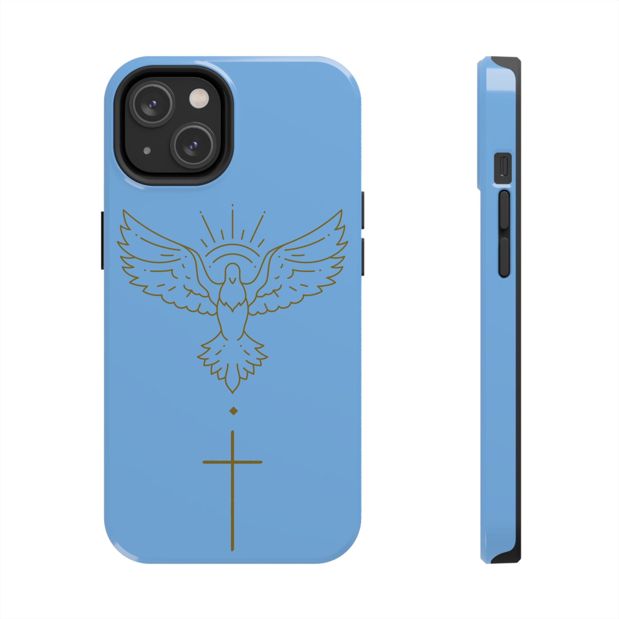 Dove & Cross Tough Phone Case — Inspirational Christian Religious Phone Cover