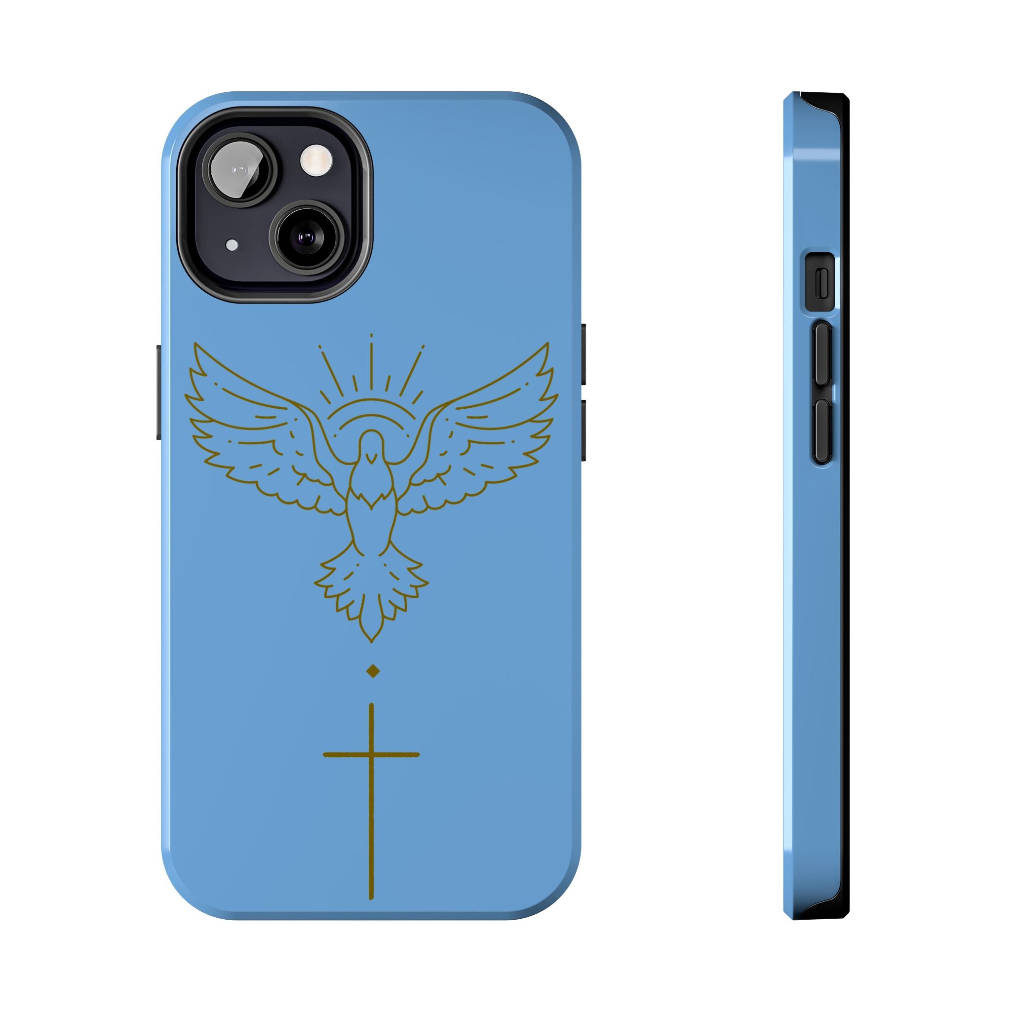 Dove & Cross Tough Phone Case — Inspirational Christian Religious Phone Cover