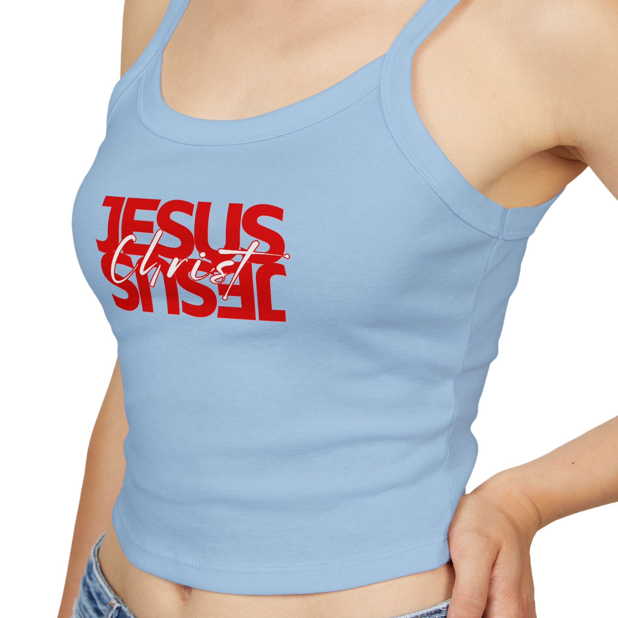 Jesus Christ Red Script Tank