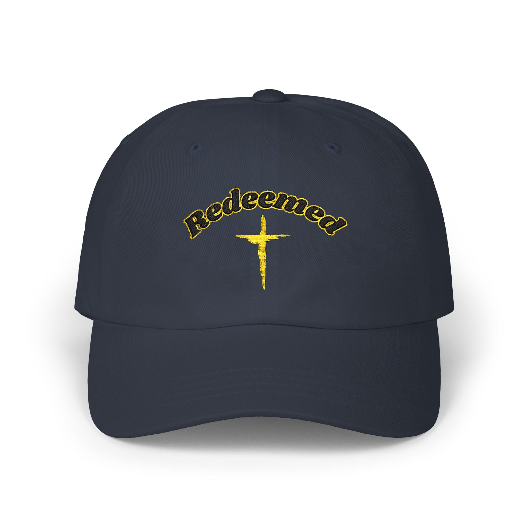 Redeemed Cross Dad Cap — Christian Baseball Hat