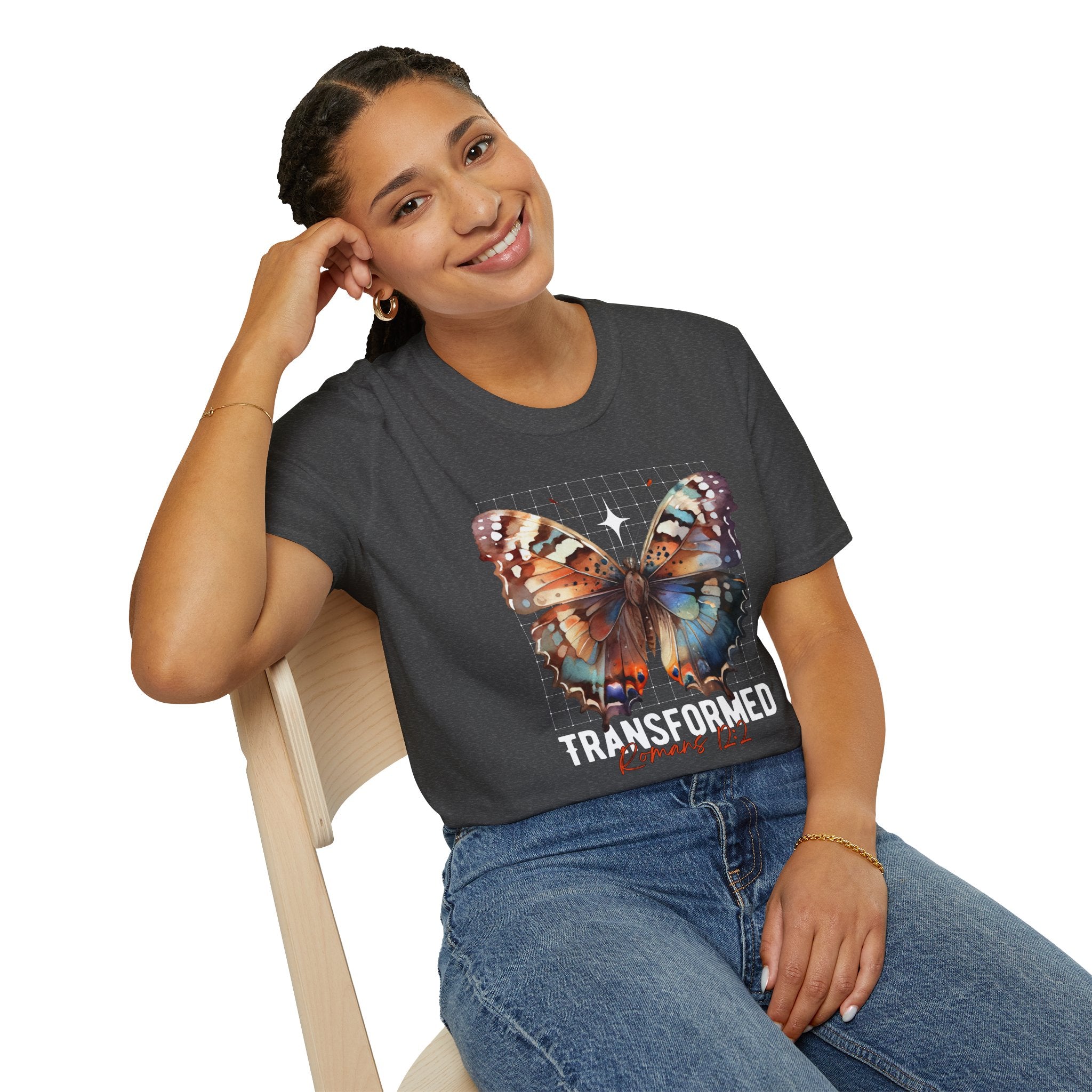 Transformed Butterfly T-Shirt — Inspirational Metamorphosis Graphic Tee
