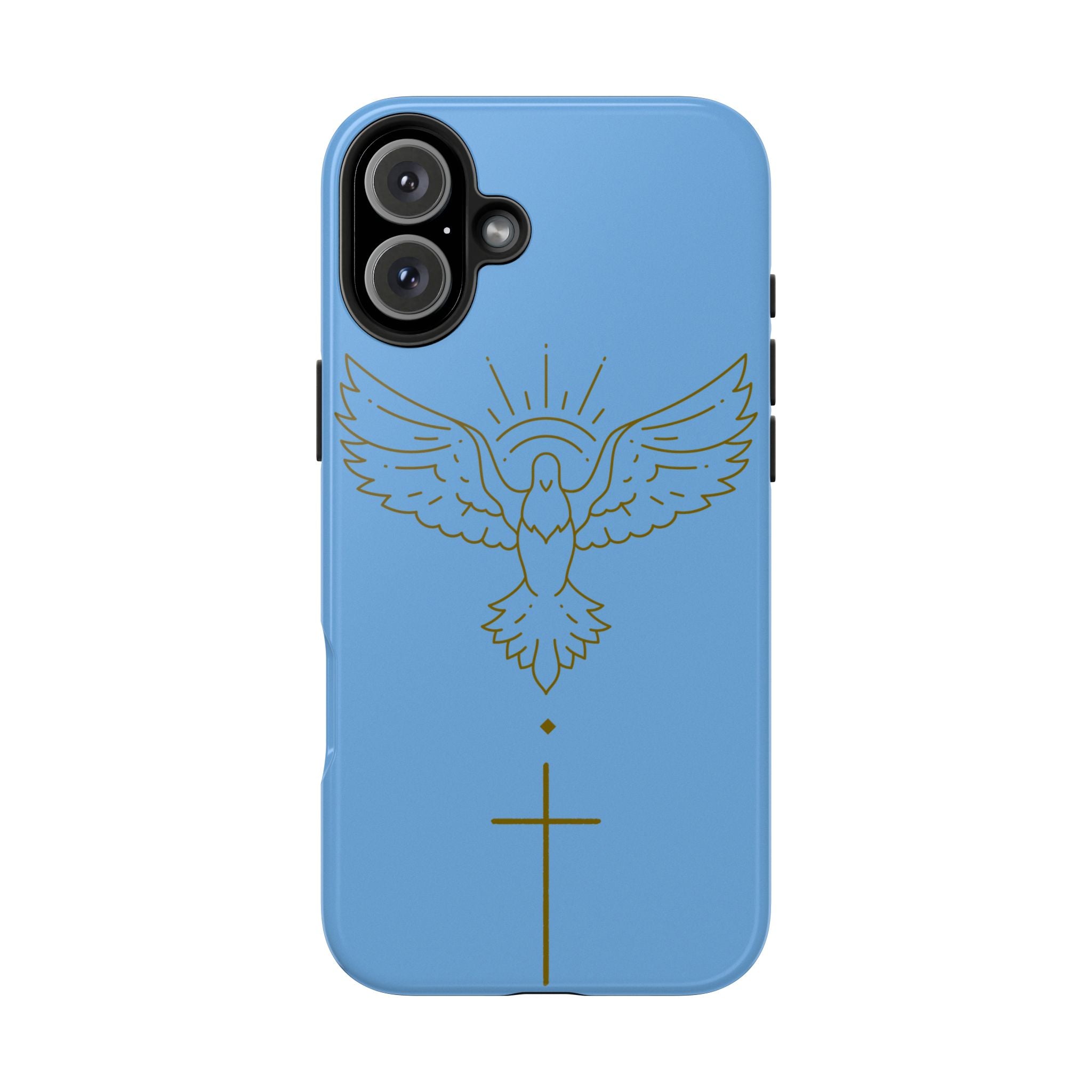 Dove & Cross Tough Phone Case — Inspirational Christian Religious Phone Cover