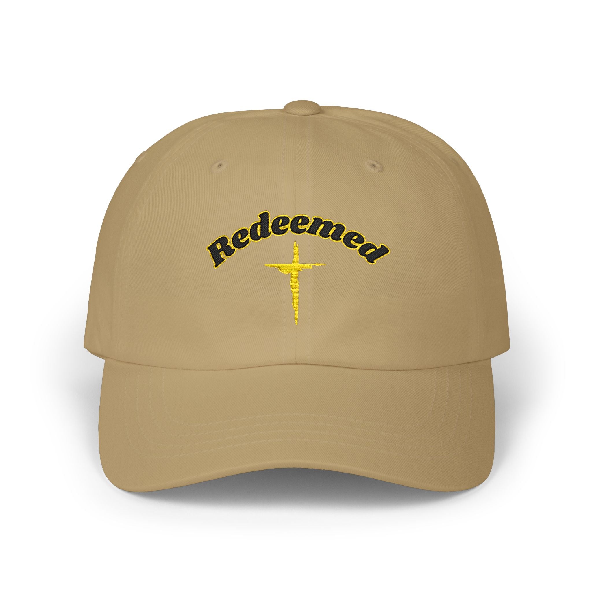 Redeemed Cross Dad Cap — Christian Baseball Hat