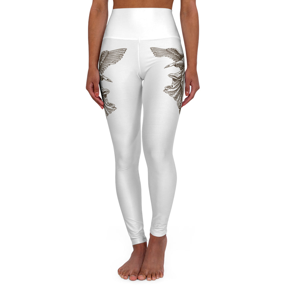 Christian High-Waisted Leggings — Vintage Angel Design