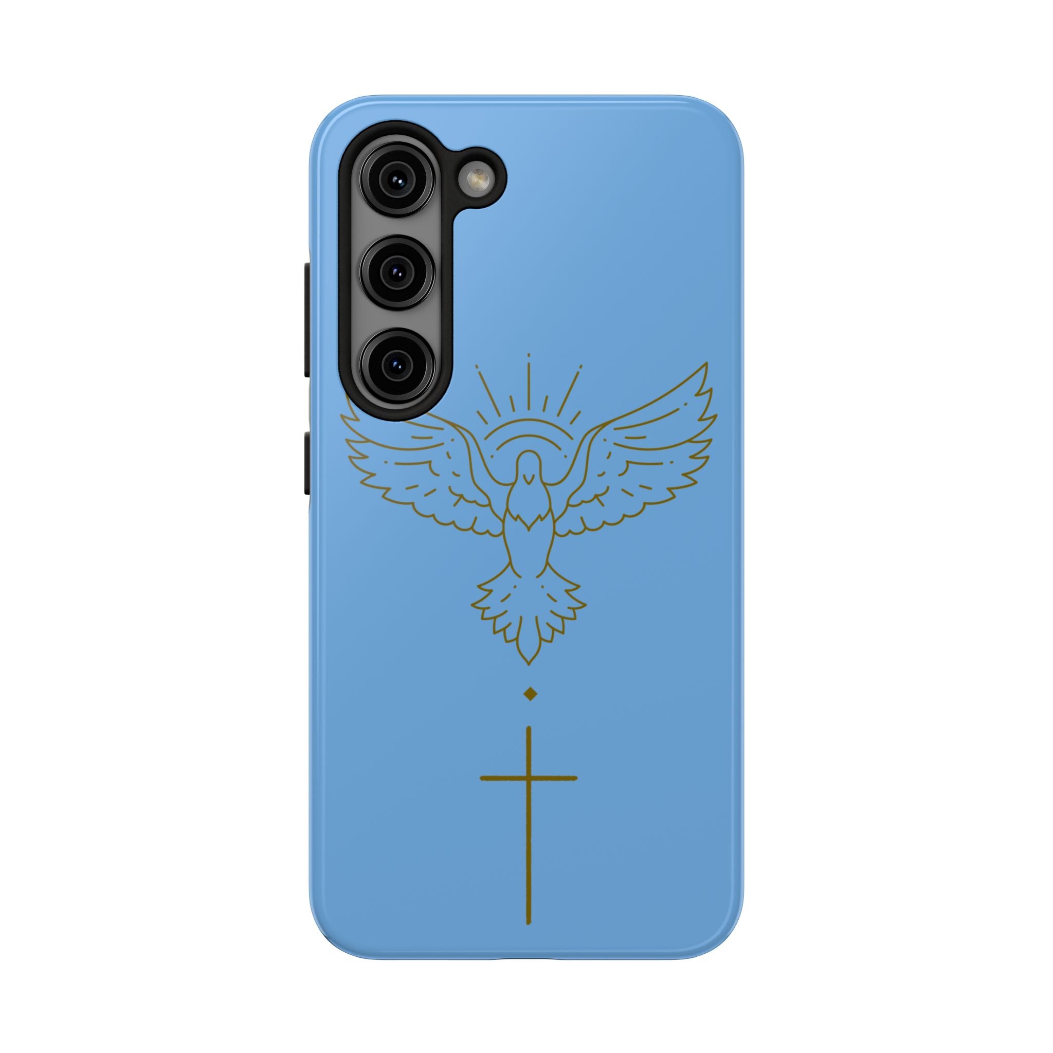 Dove & Cross Tough Phone Case — Inspirational Christian Religious Phone Cover