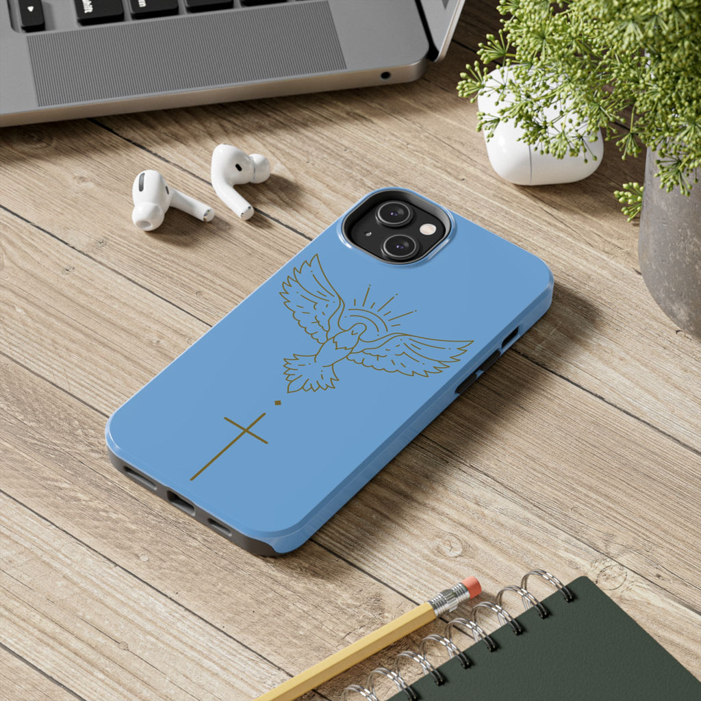 Dove & Cross Tough Phone Case — Inspirational Christian Religious Phone Cover