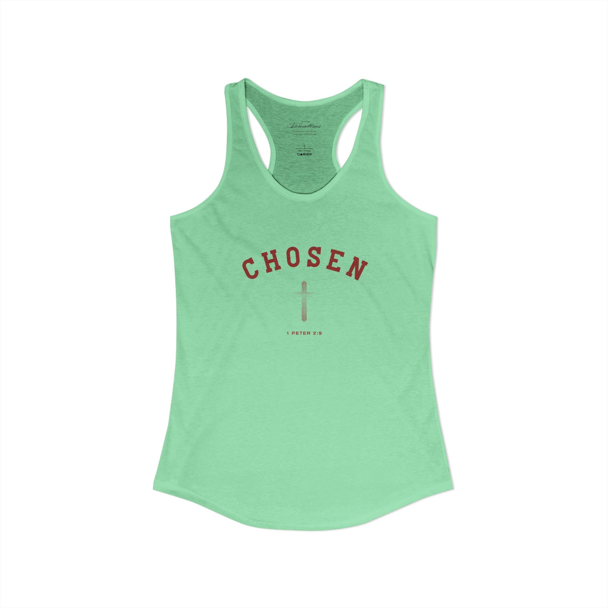 Chosen - 1 Peter 3:9 Christian Racerback Tank