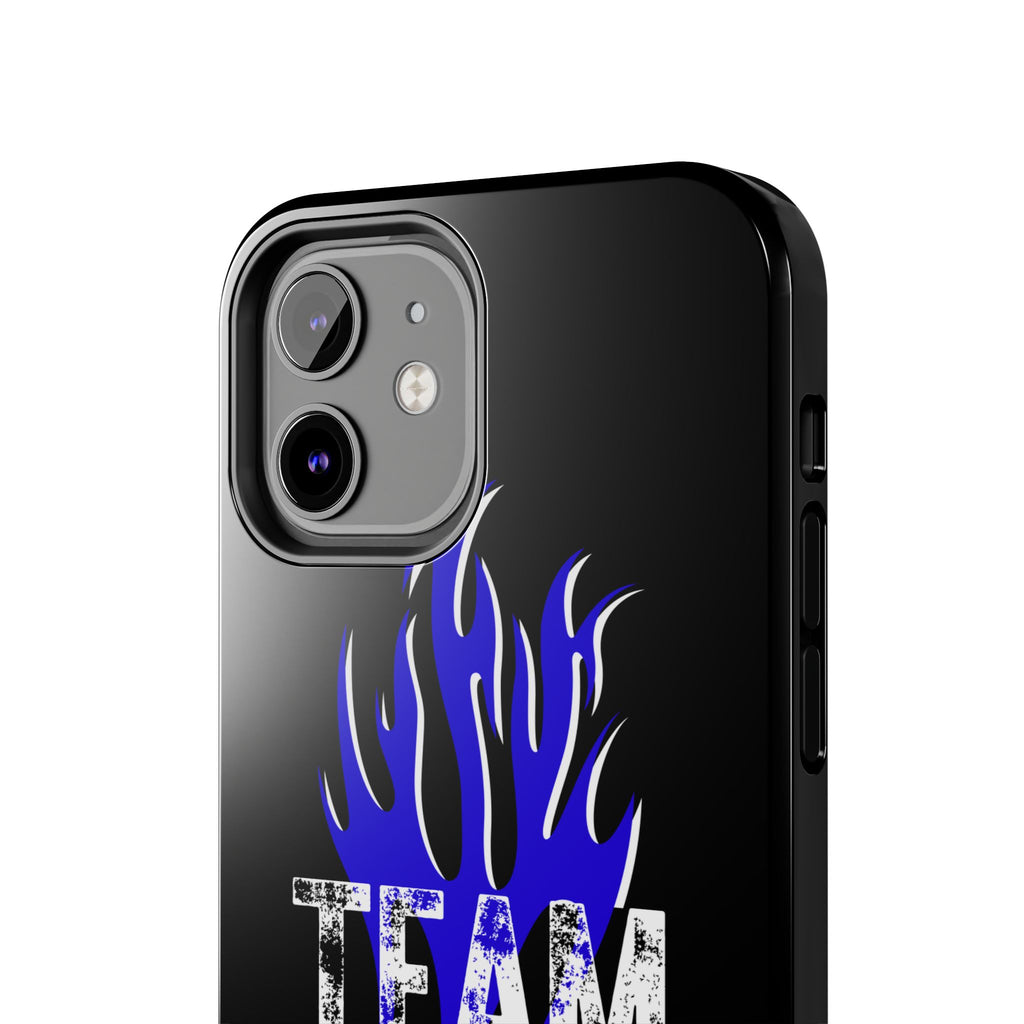Team Jesus Phone Case — Blue Flame Christian Protective Case
