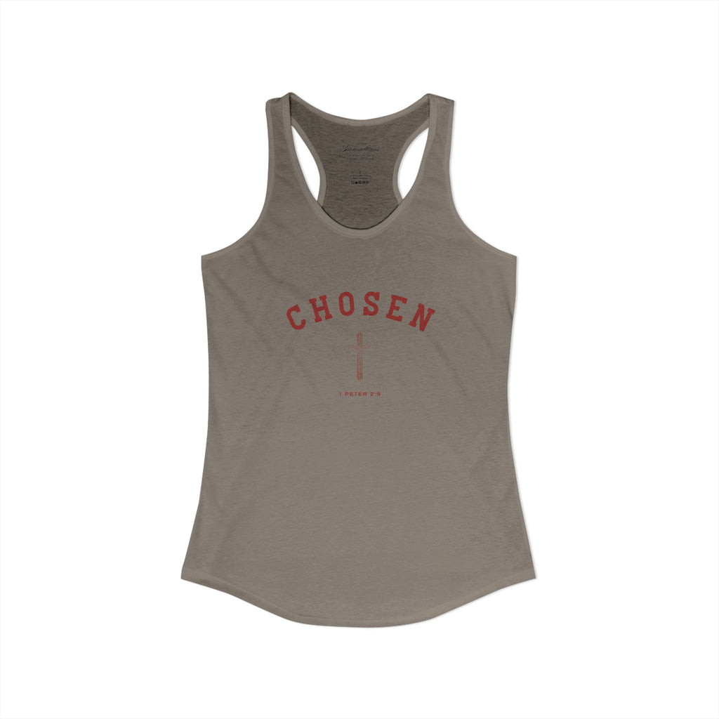 Chosen - 1 Peter 3:9 Christian Racerback Tank