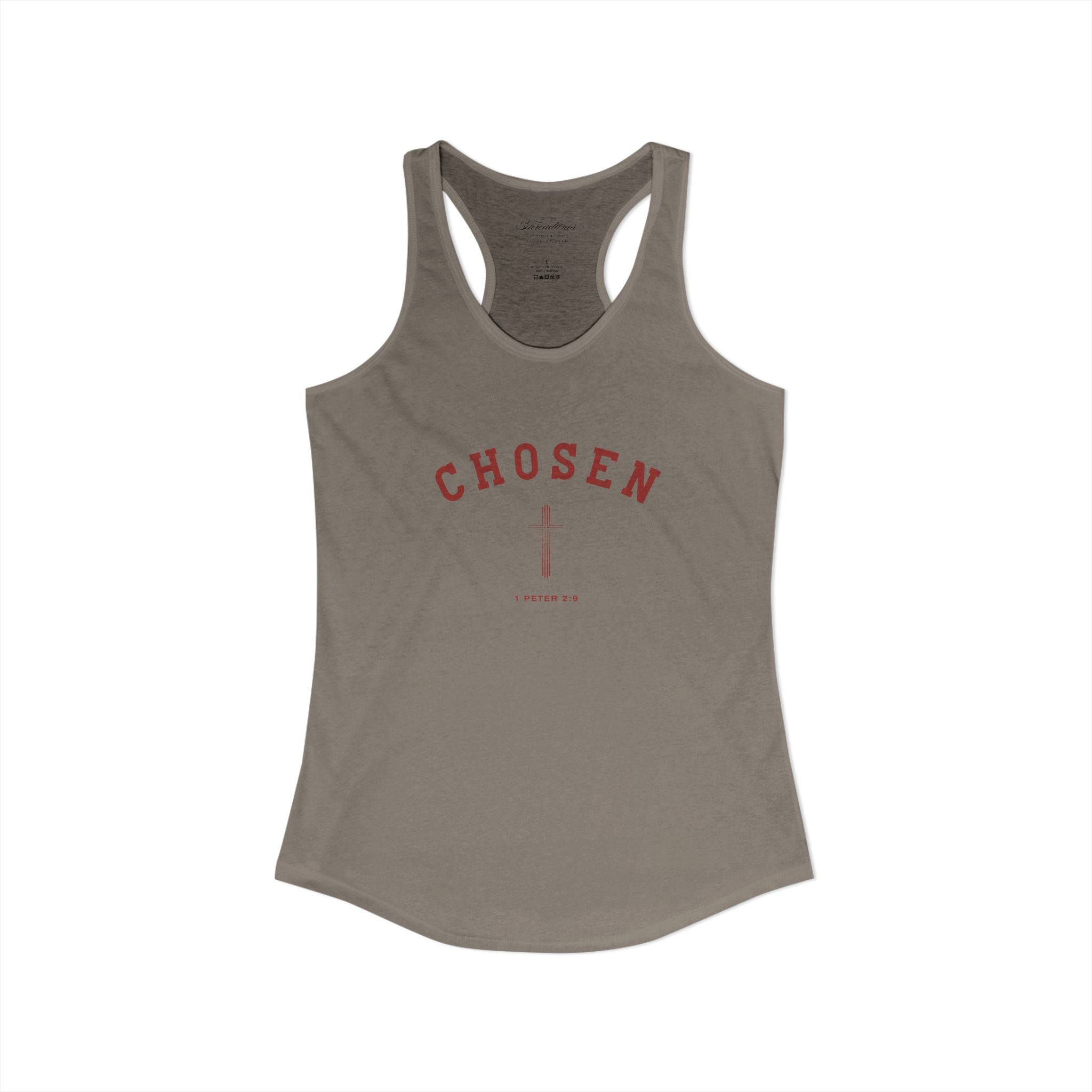 Chosen - 1 Peter 3:9 Christian Racerback Tank