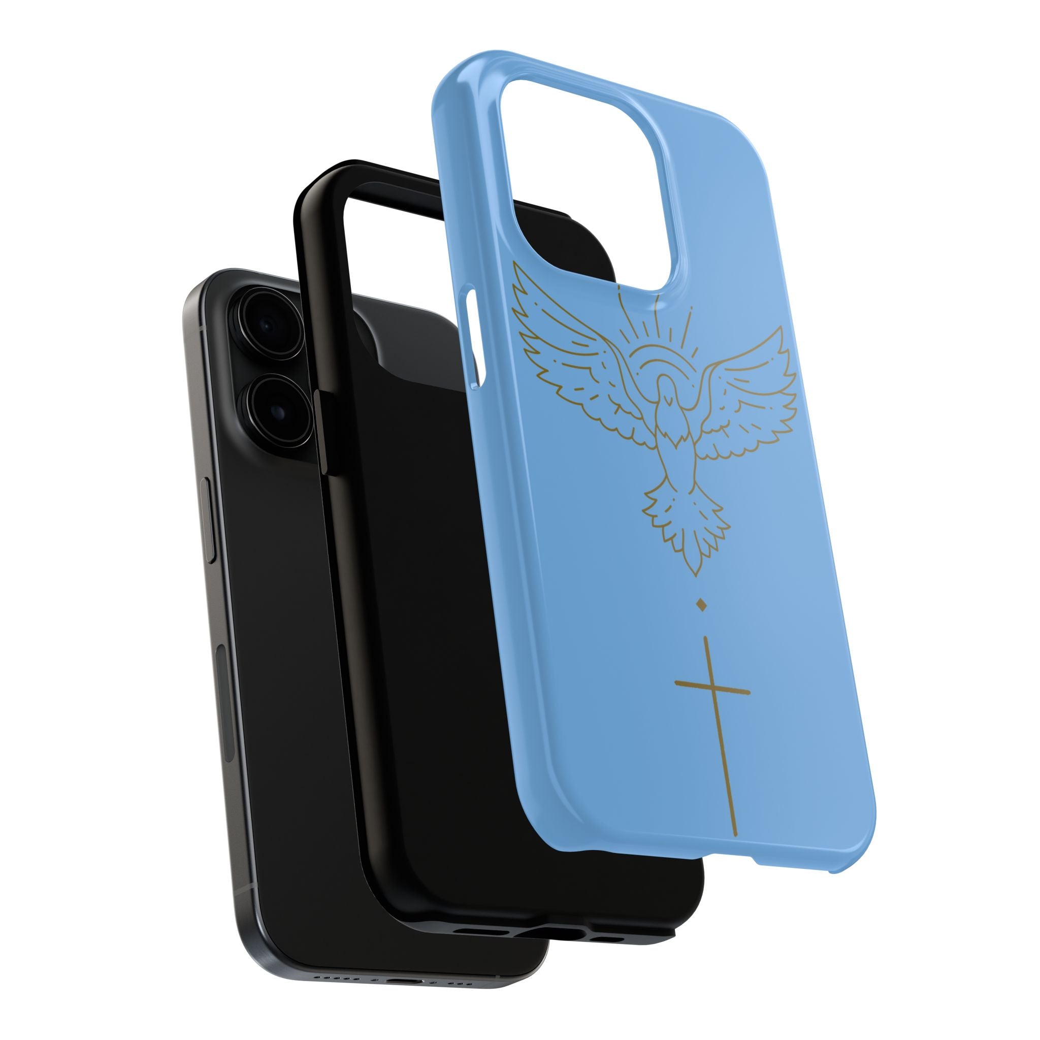 Dove & Cross Tough Phone Case — Inspirational Christian Religious Phone Cover