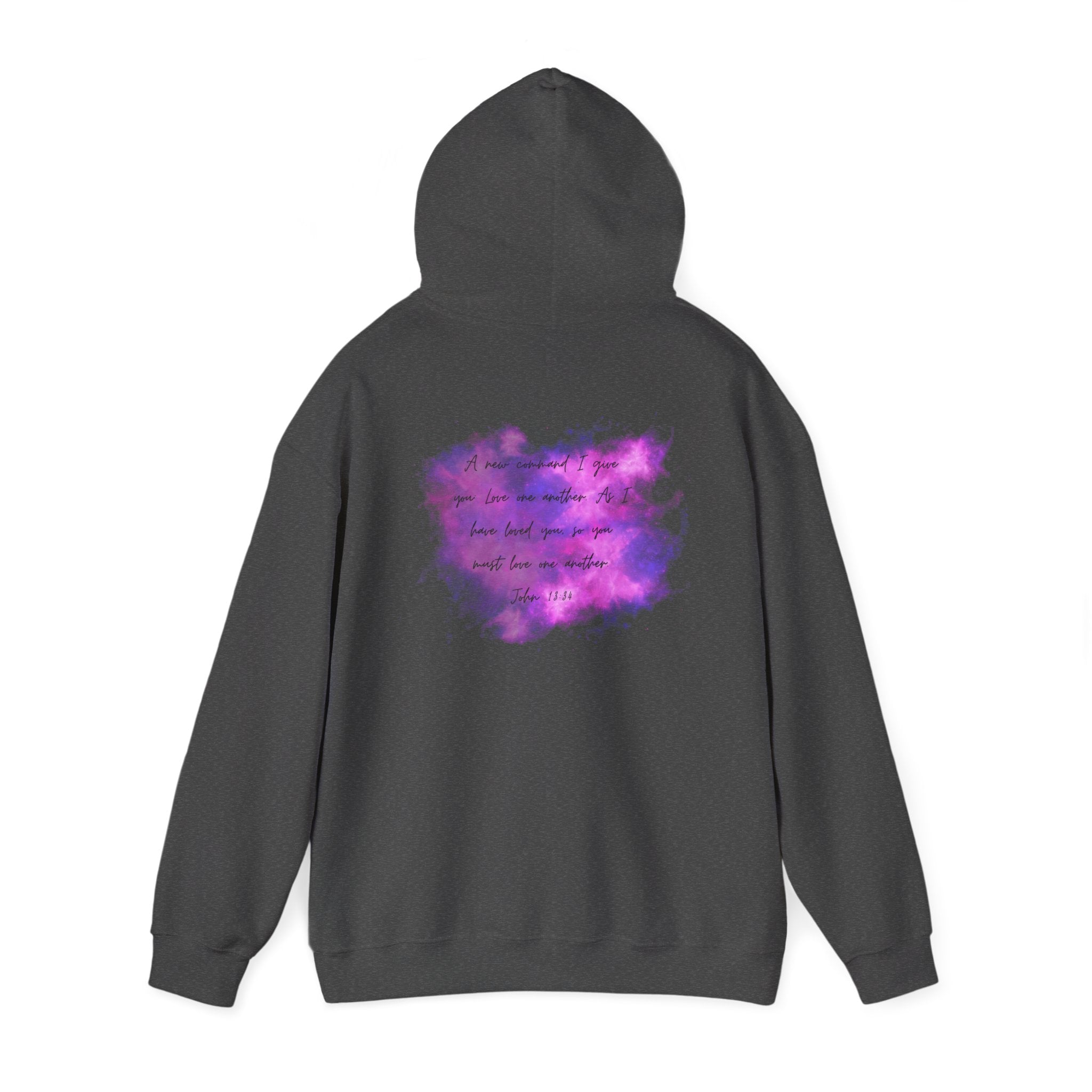 Inspirational Pastel Watercolor Hoodie — 'LOVE' Motivational Graphic
