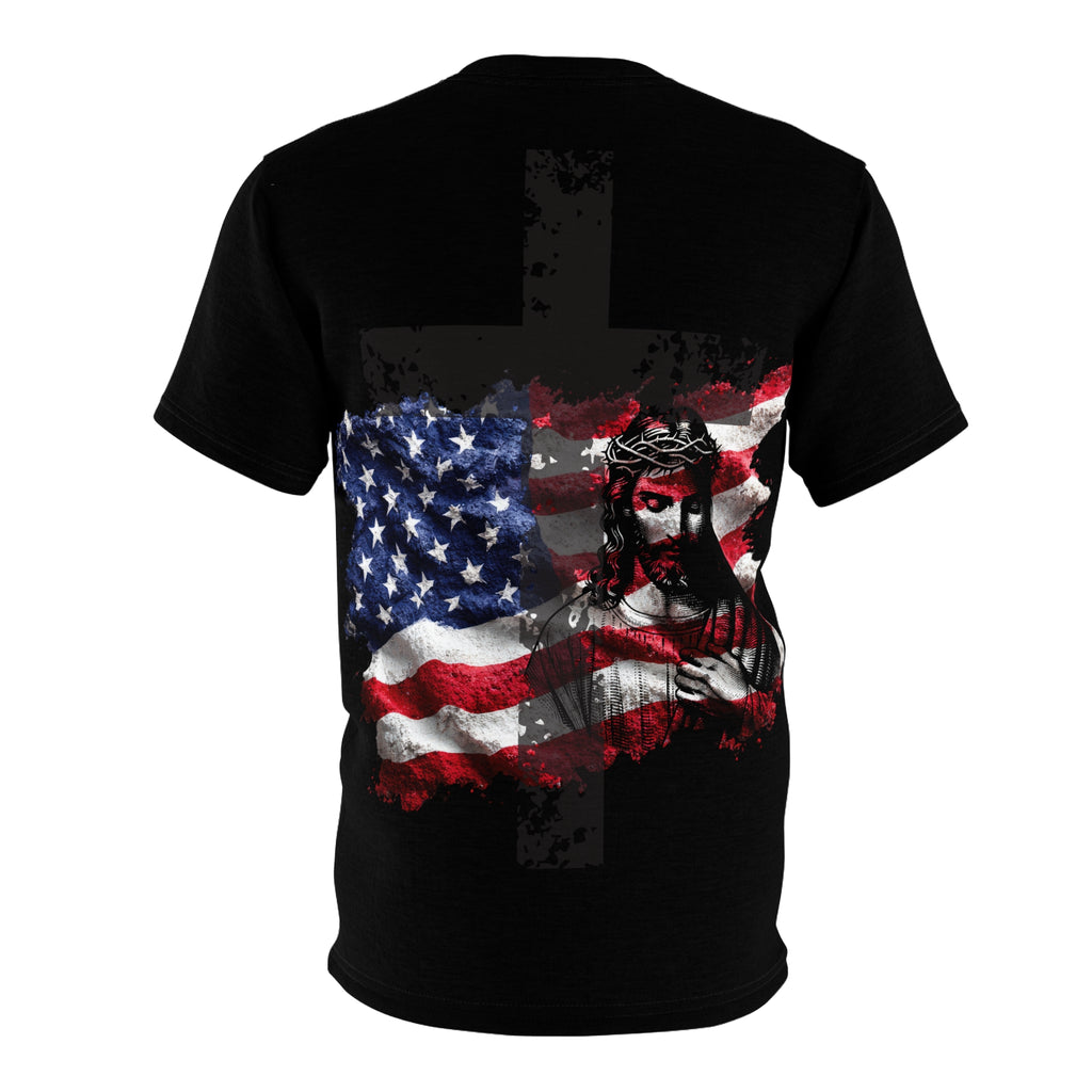 Christian Cross T‑Shirt — “We Are Nothing Without Jesus” Crown of Thorns Tee
