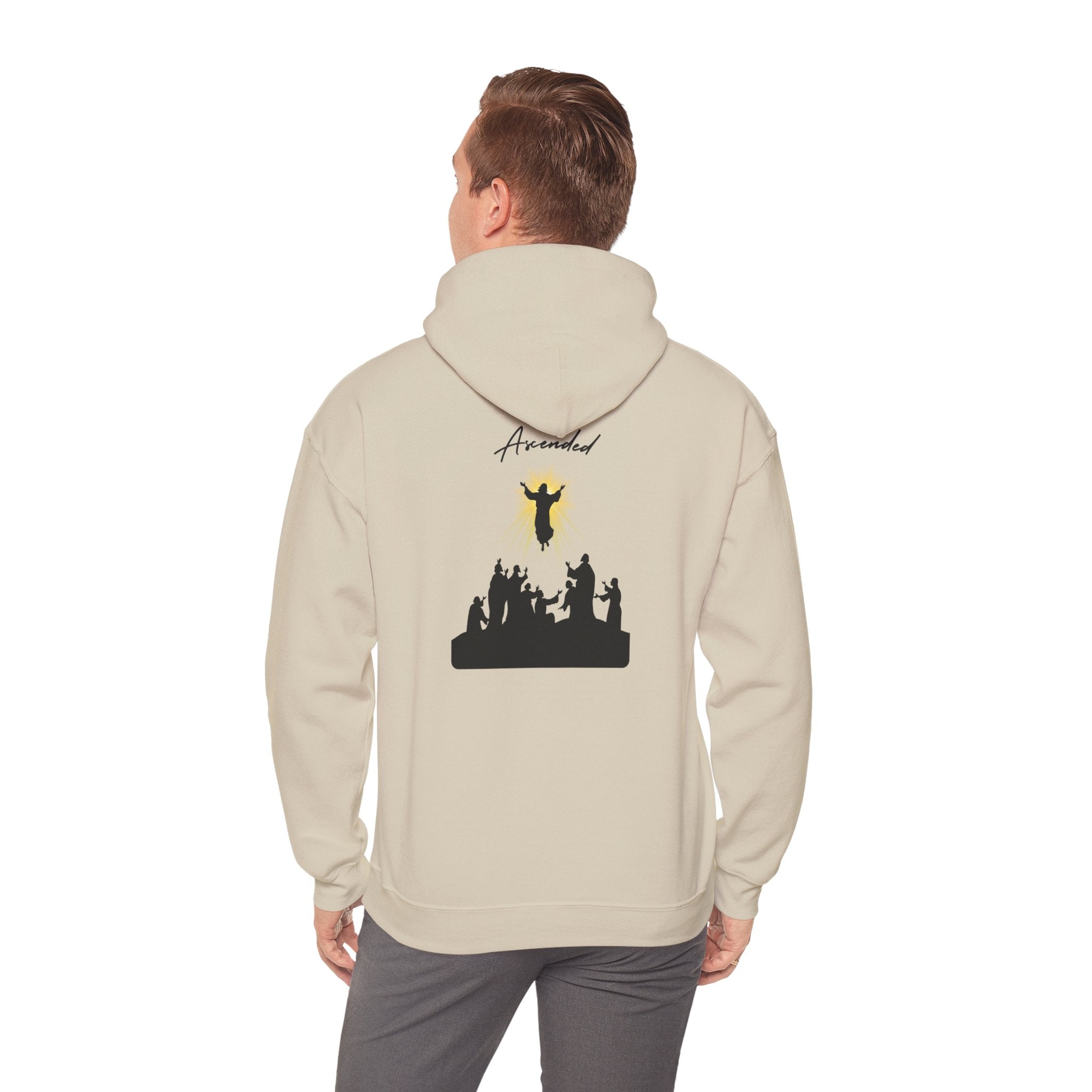 Christian Cross Hoodie – "Christ the Lord" Resurrection Design