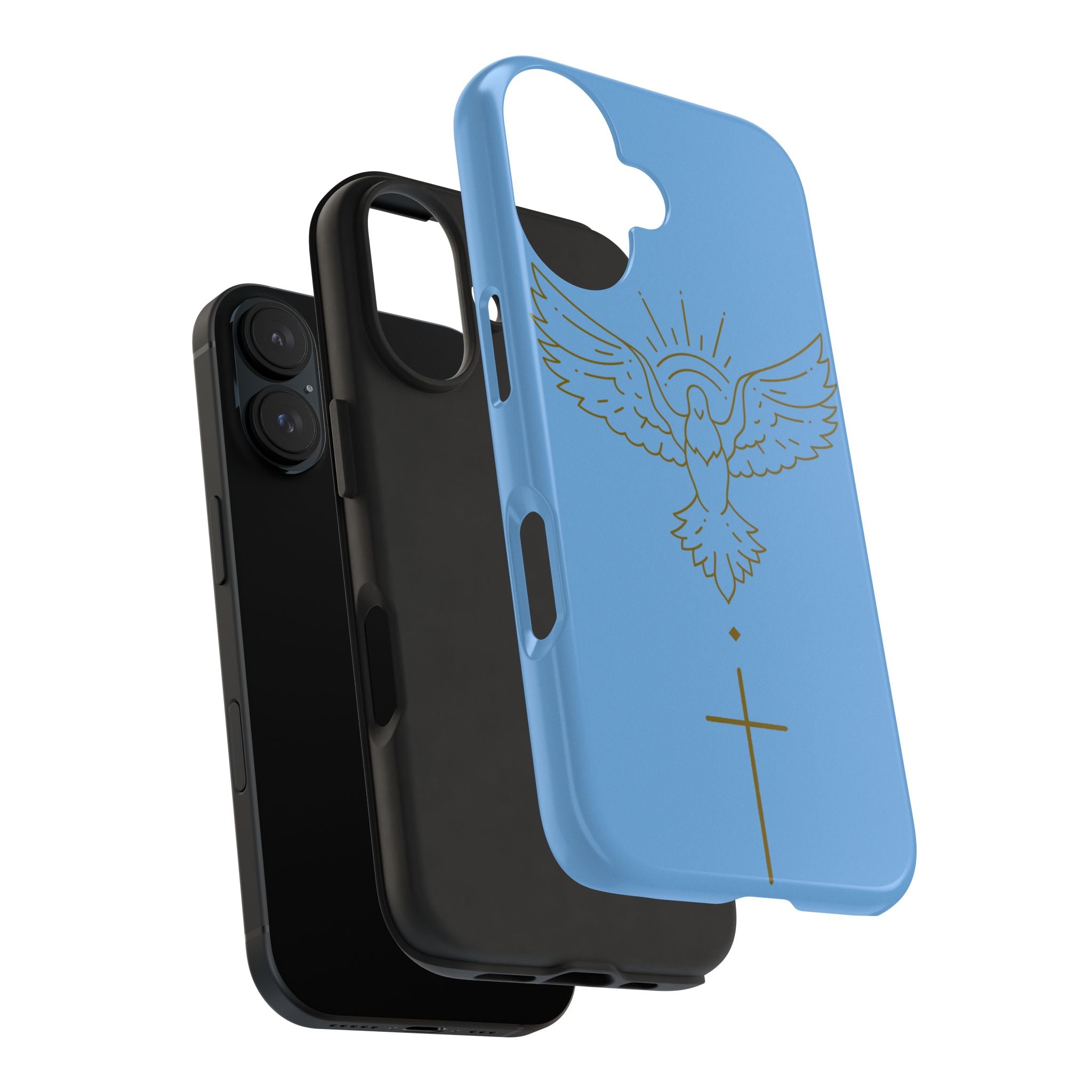 Dove & Cross Tough Phone Case — Inspirational Christian Religious Phone Cover