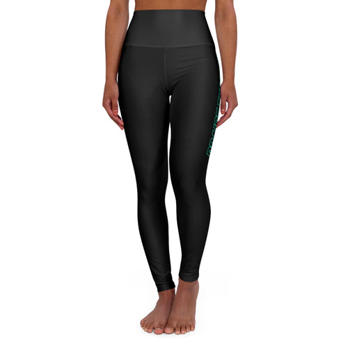 Christian High-Waisted Leggings — Praise the Lord, Deuteronomy 31:6