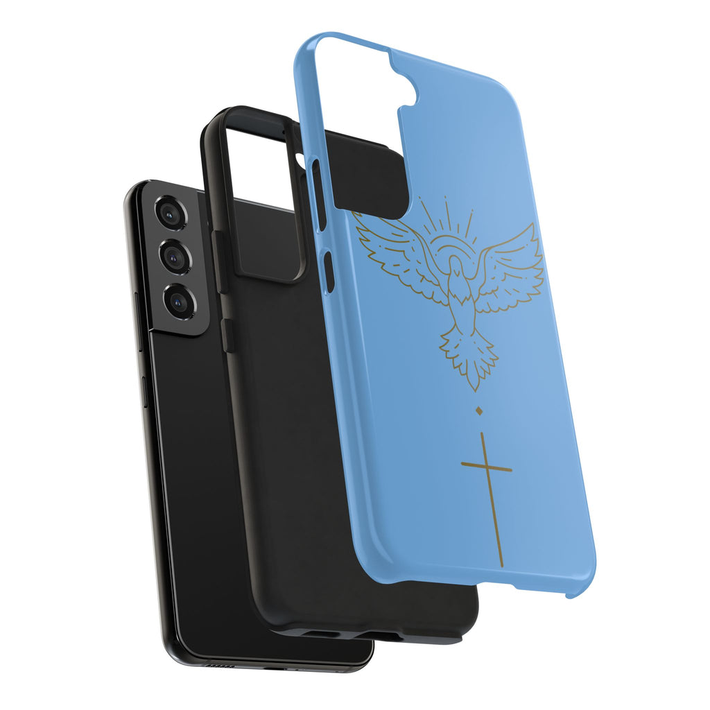 Dove & Cross Tough Phone Case — Inspirational Christian Religious Phone Cover