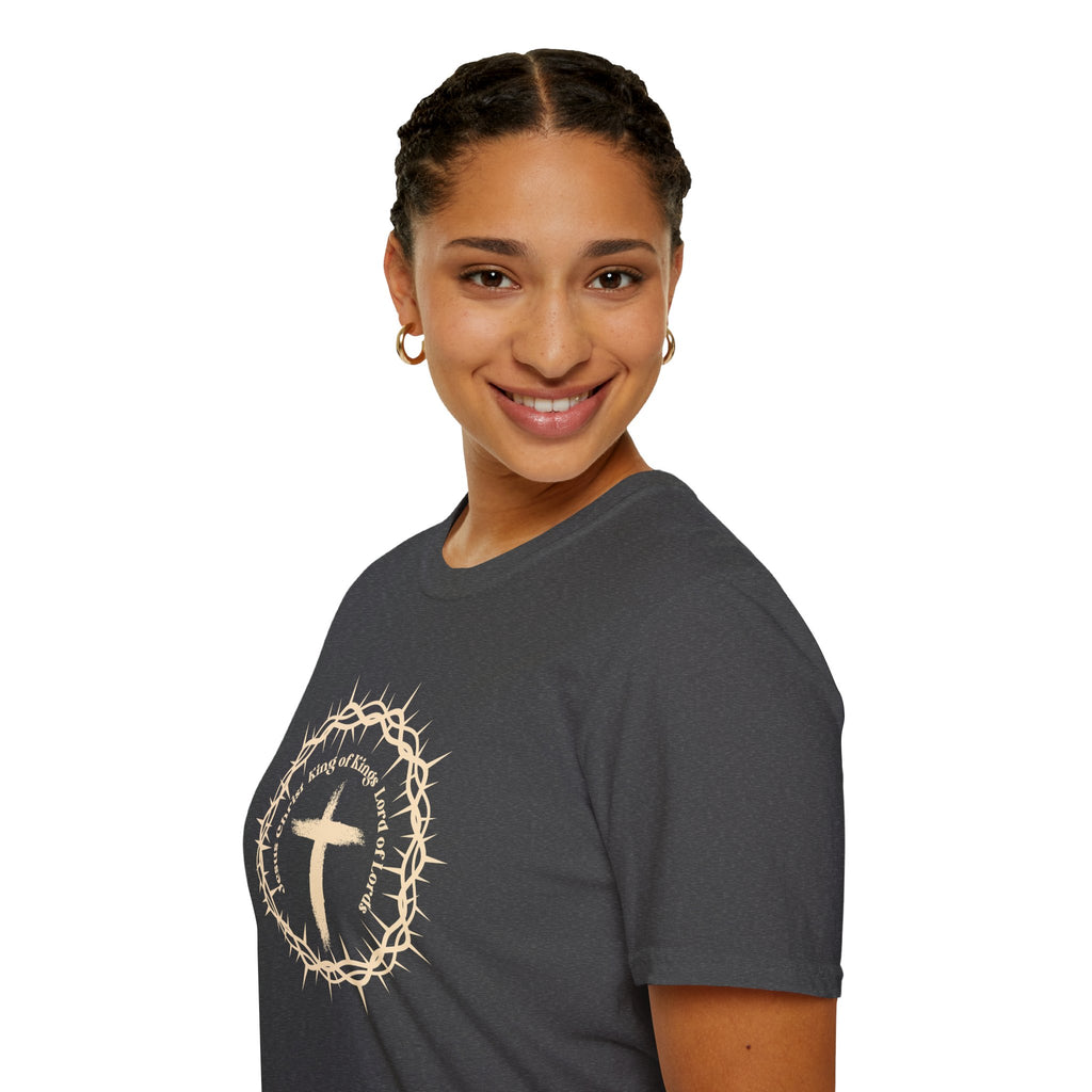 Christian Cross T-Shirt — Crown of Thorns Faith Tee