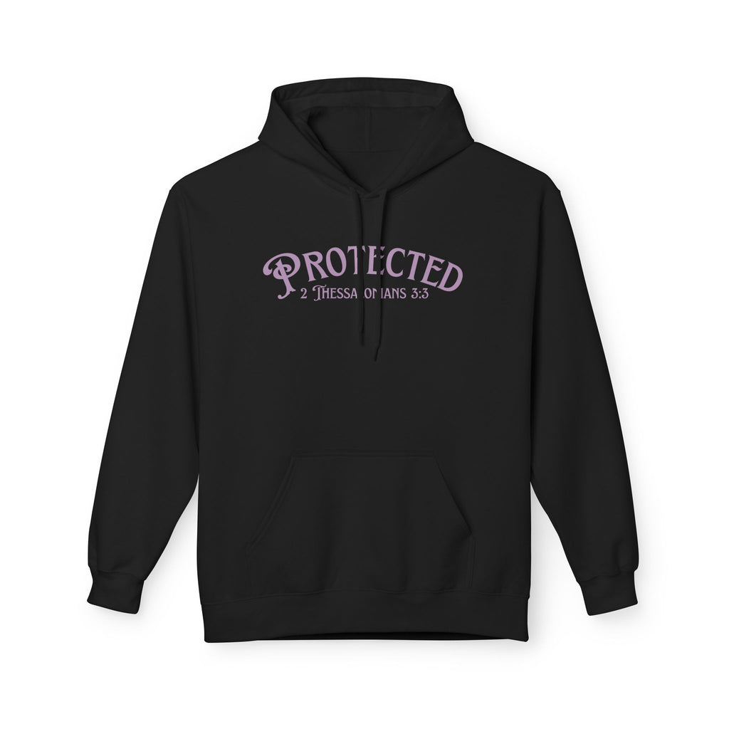 Protected From Evil Hoodie — Angel Wings Spiritual Graphic Hoodie