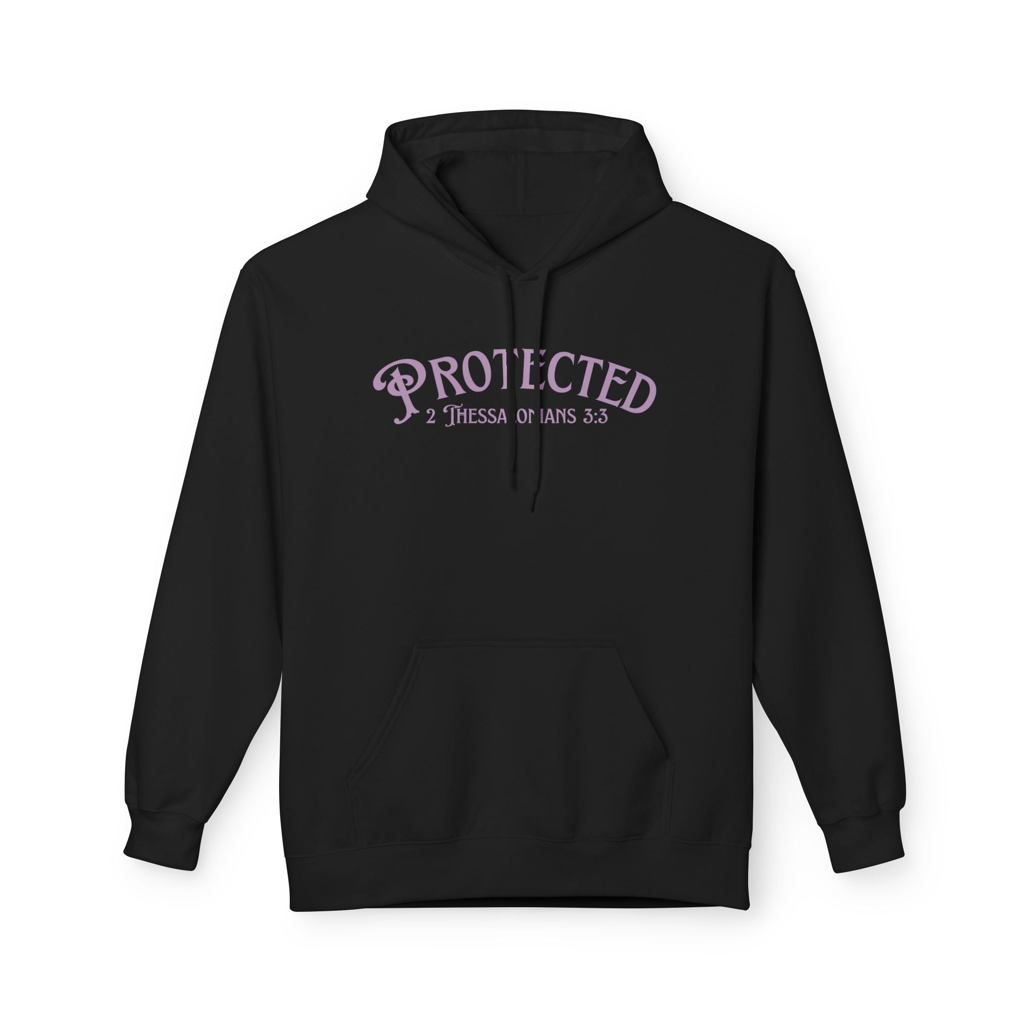 Protected From Evil Hoodie — Angel Wings Spiritual Graphic Hoodie