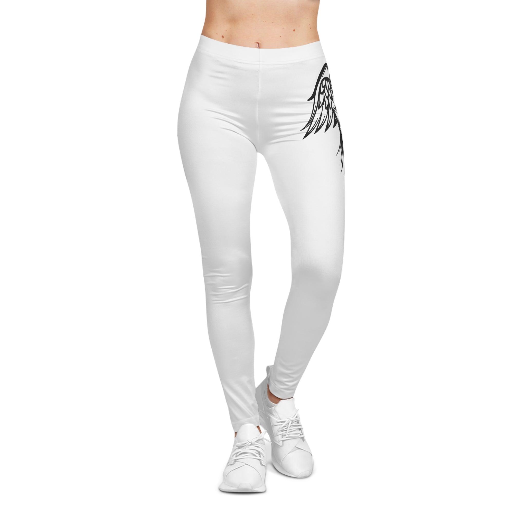 Guardian Angel "Protected" Graphic Leggings