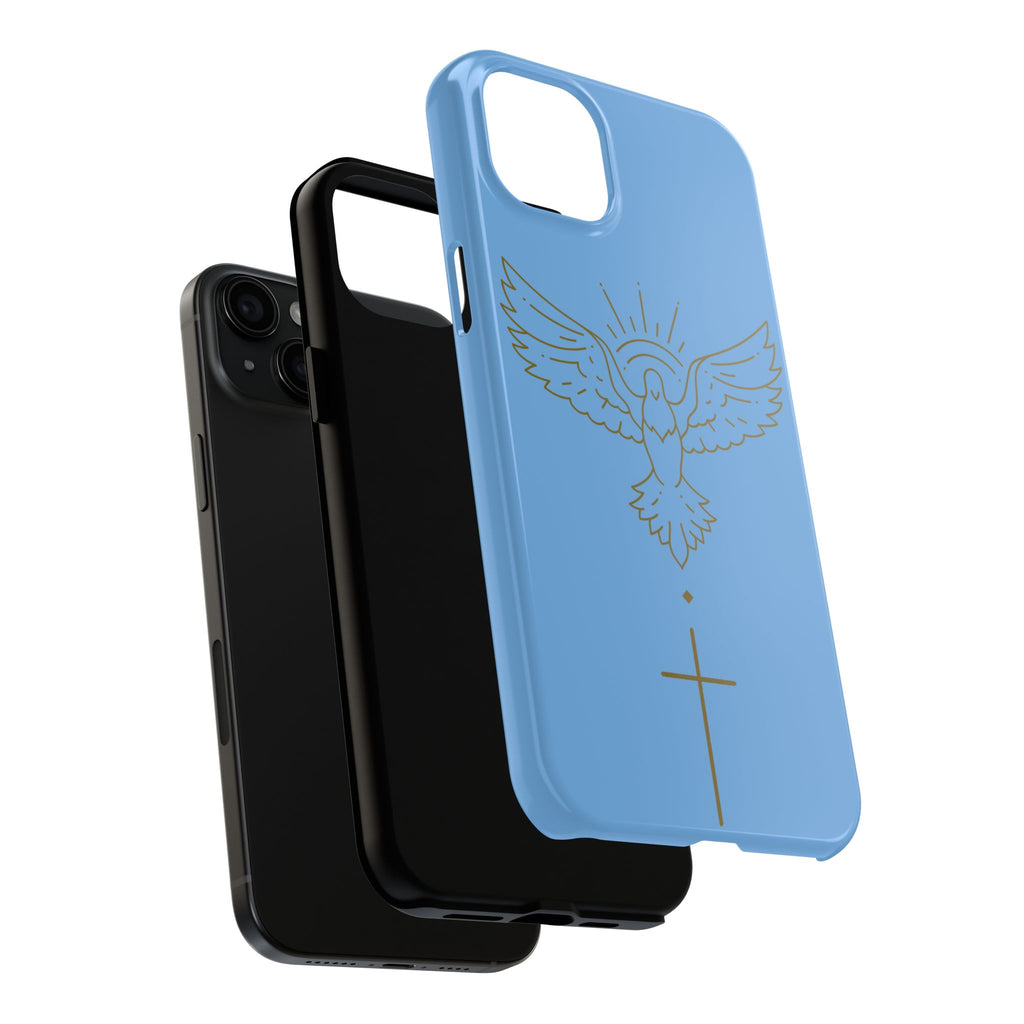 Dove & Cross Tough Phone Case — Inspirational Christian Religious Phone Cover