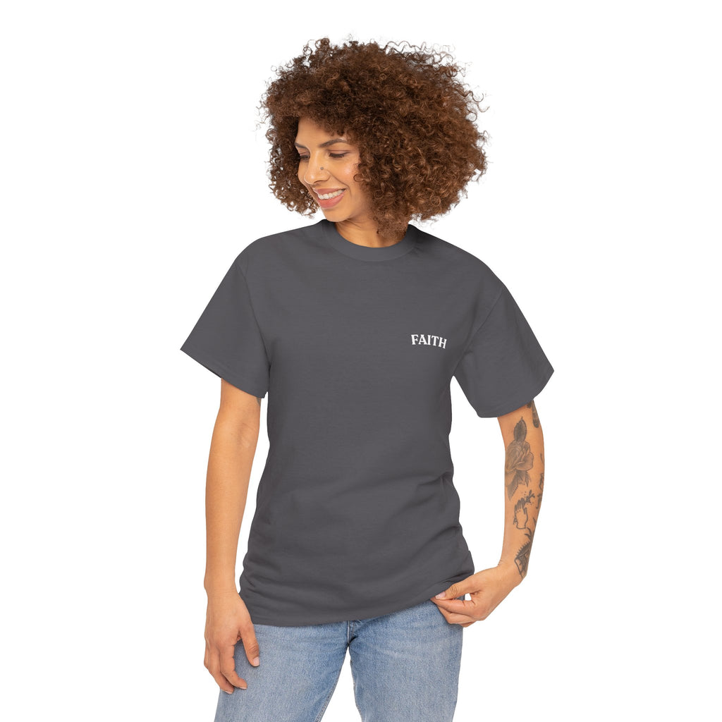 Faith Emoji Tee — “Walk by faith not by sight” Christian Graphic T-Shirt
