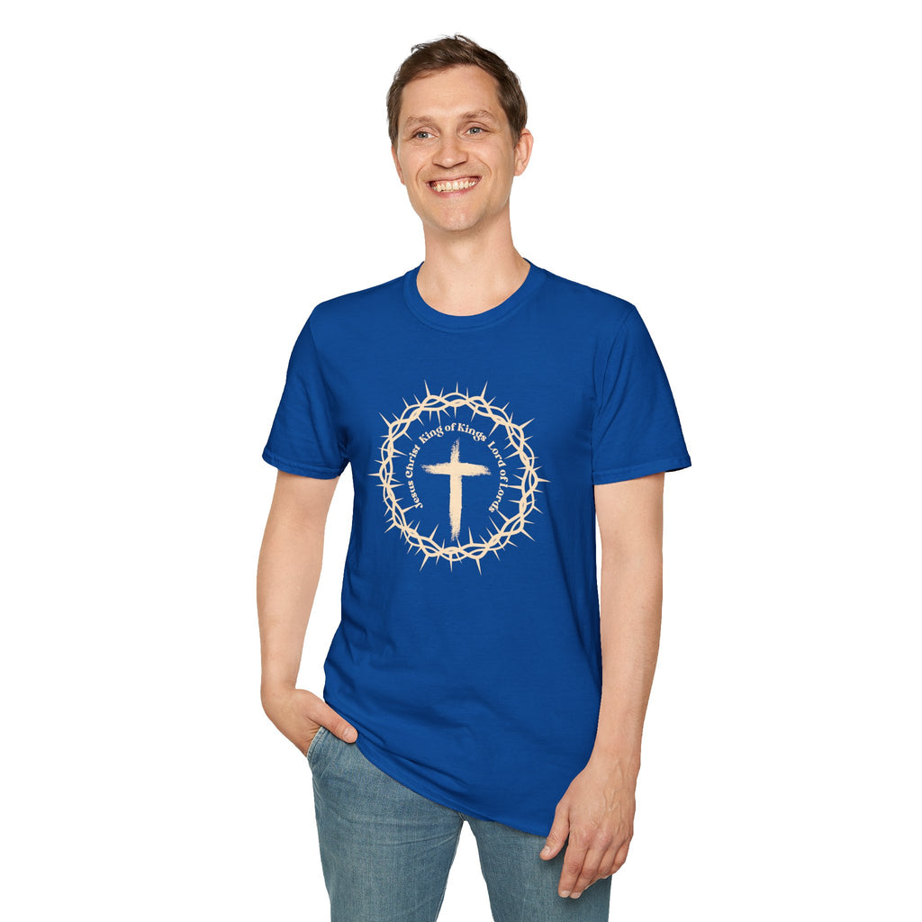 Christian Cross T-Shirt — Crown of Thorns Faith Tee