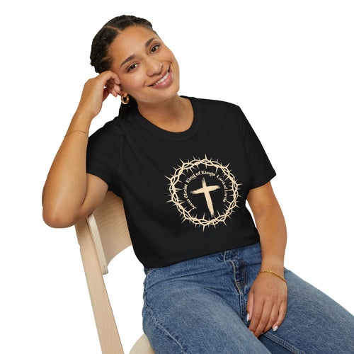 Christian Cross T-Shirt — Crown of Thorns Faith Tee