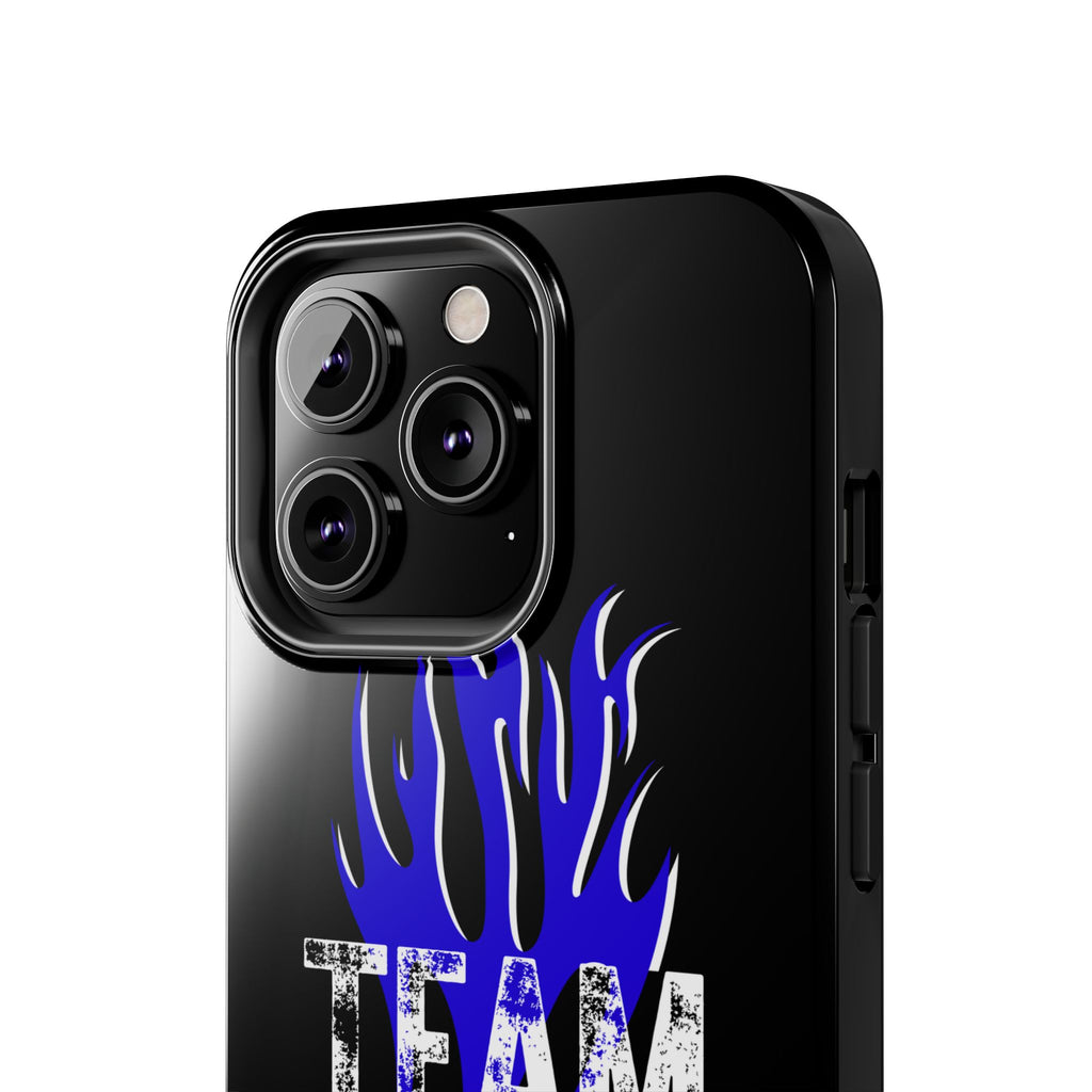 Team Jesus Phone Case — Blue Flame Christian Protective Case