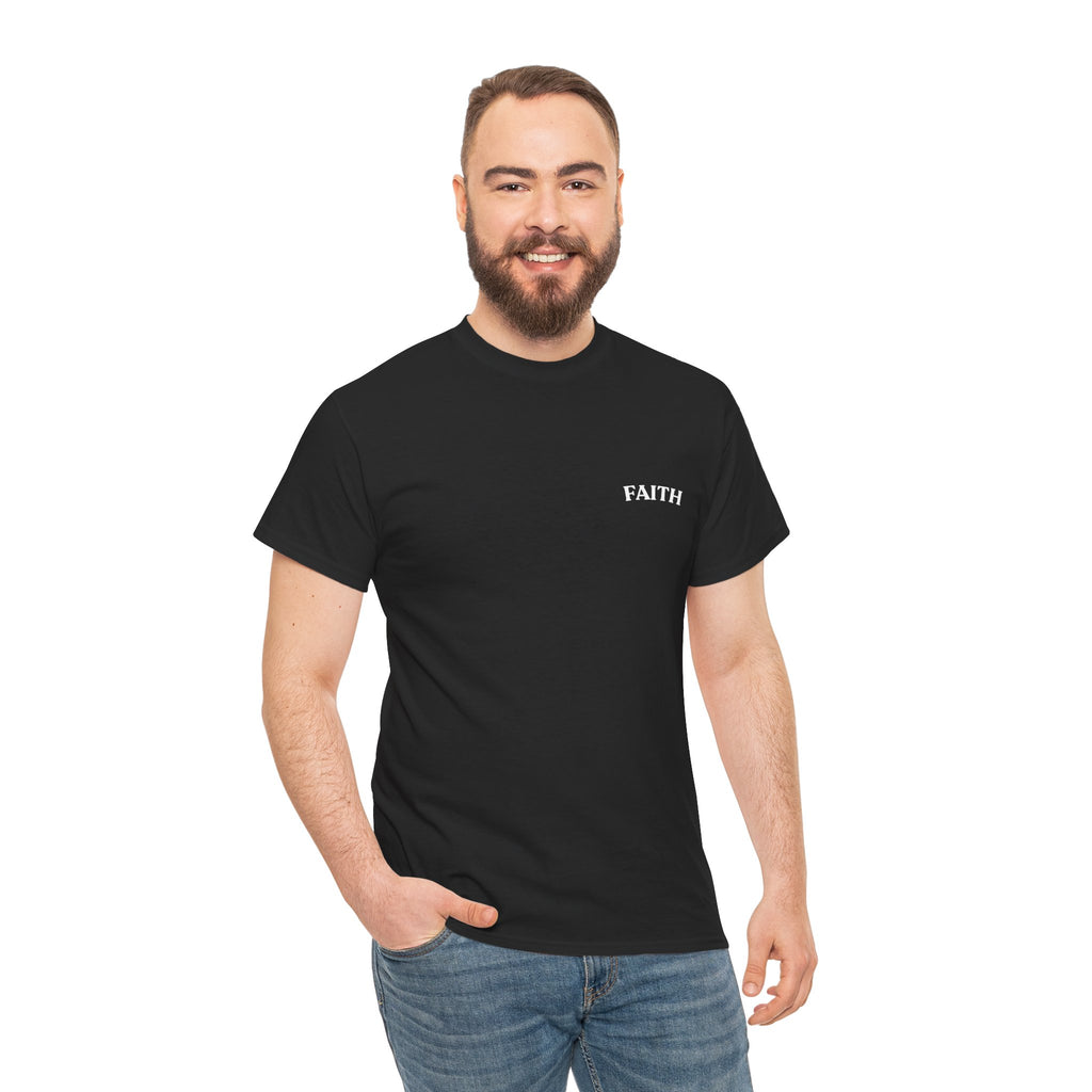 Faith Emoji Tee — “Walk by faith not by sight” Christian Graphic T-Shirt