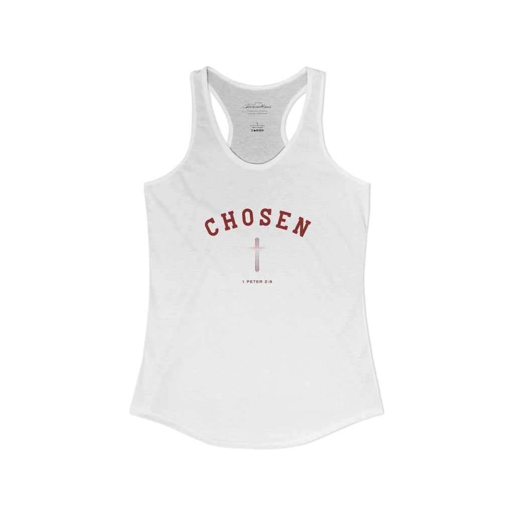 Chosen - 1 Peter 3:9 Christian Racerback Tank