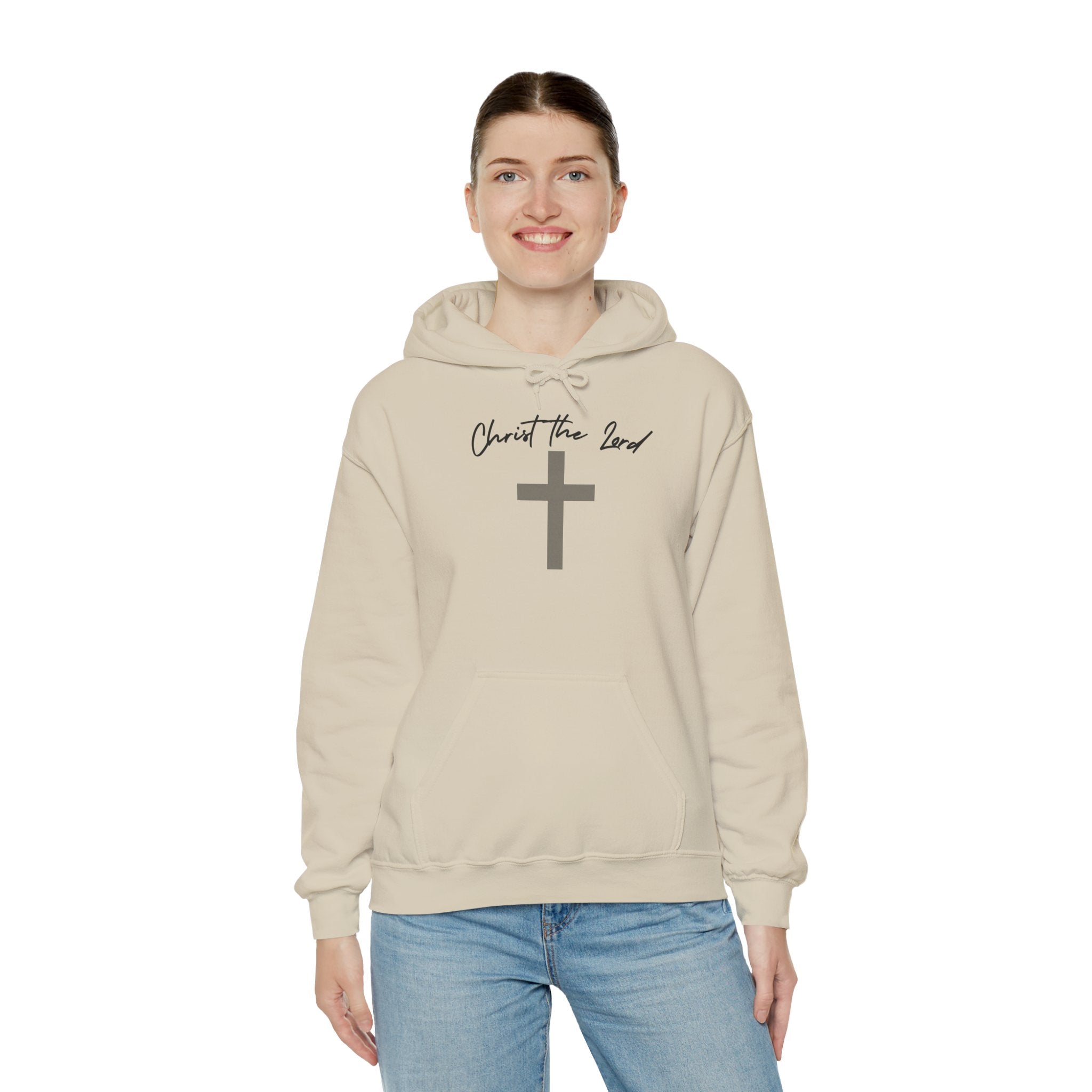 Christian Cross Hoodie – "Christ the Lord" Resurrection Design