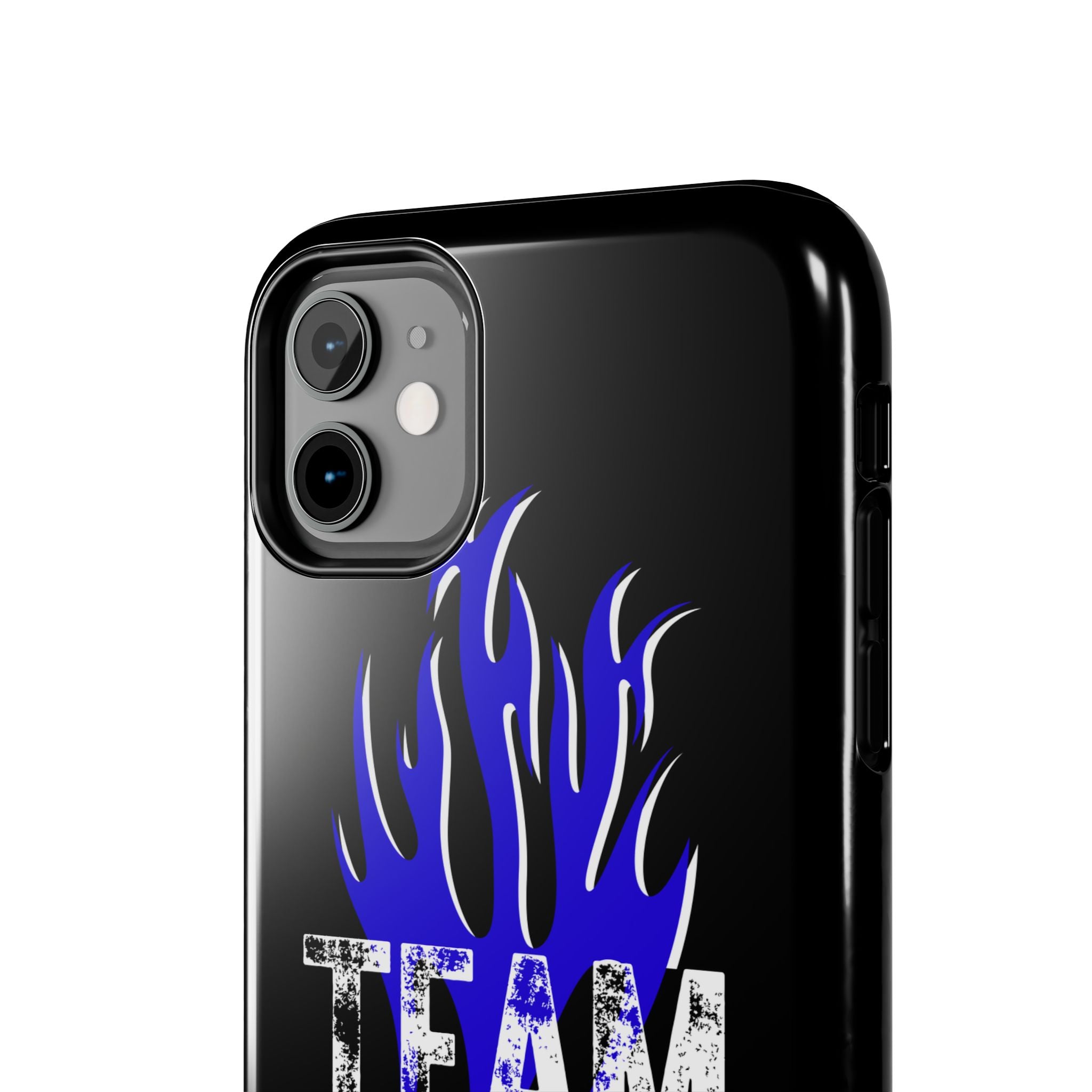 Team Jesus Phone Case — Blue Flame Christian Protective Case