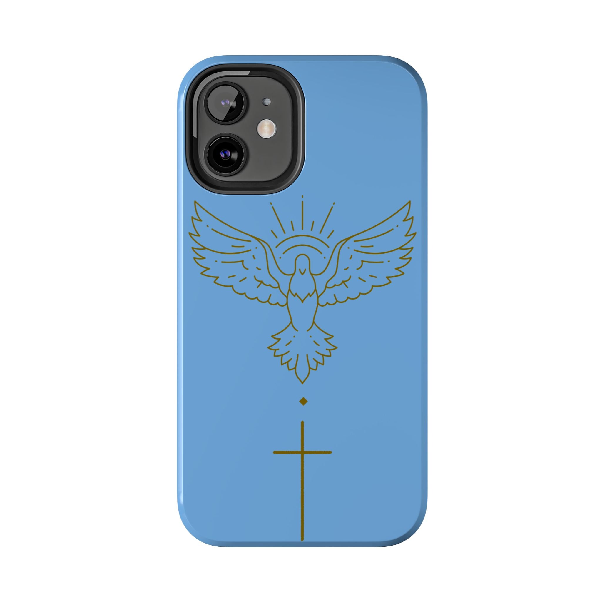 Dove & Cross Tough Phone Case — Inspirational Christian Religious Phone Cover