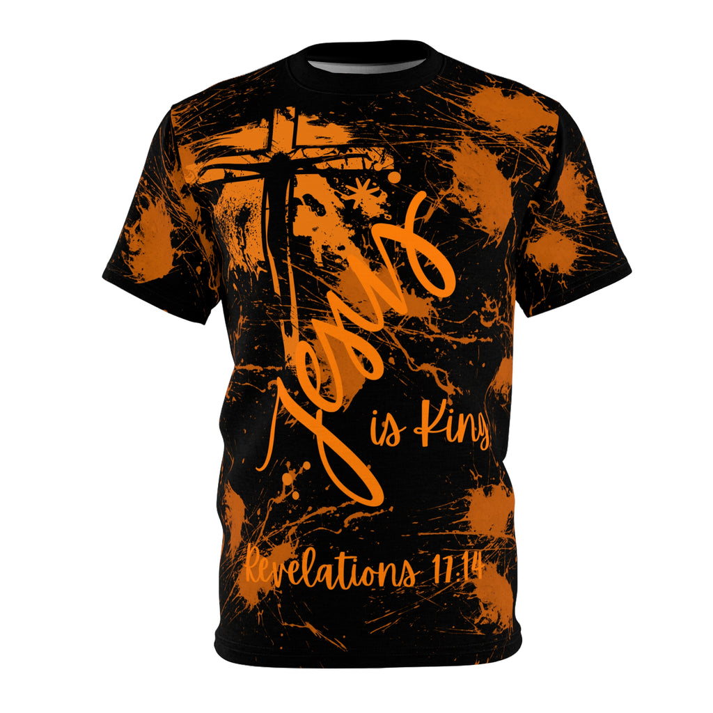Jesus Is King Tee — Christian Cross Scripture T-Shirt (Revelations 17:14)