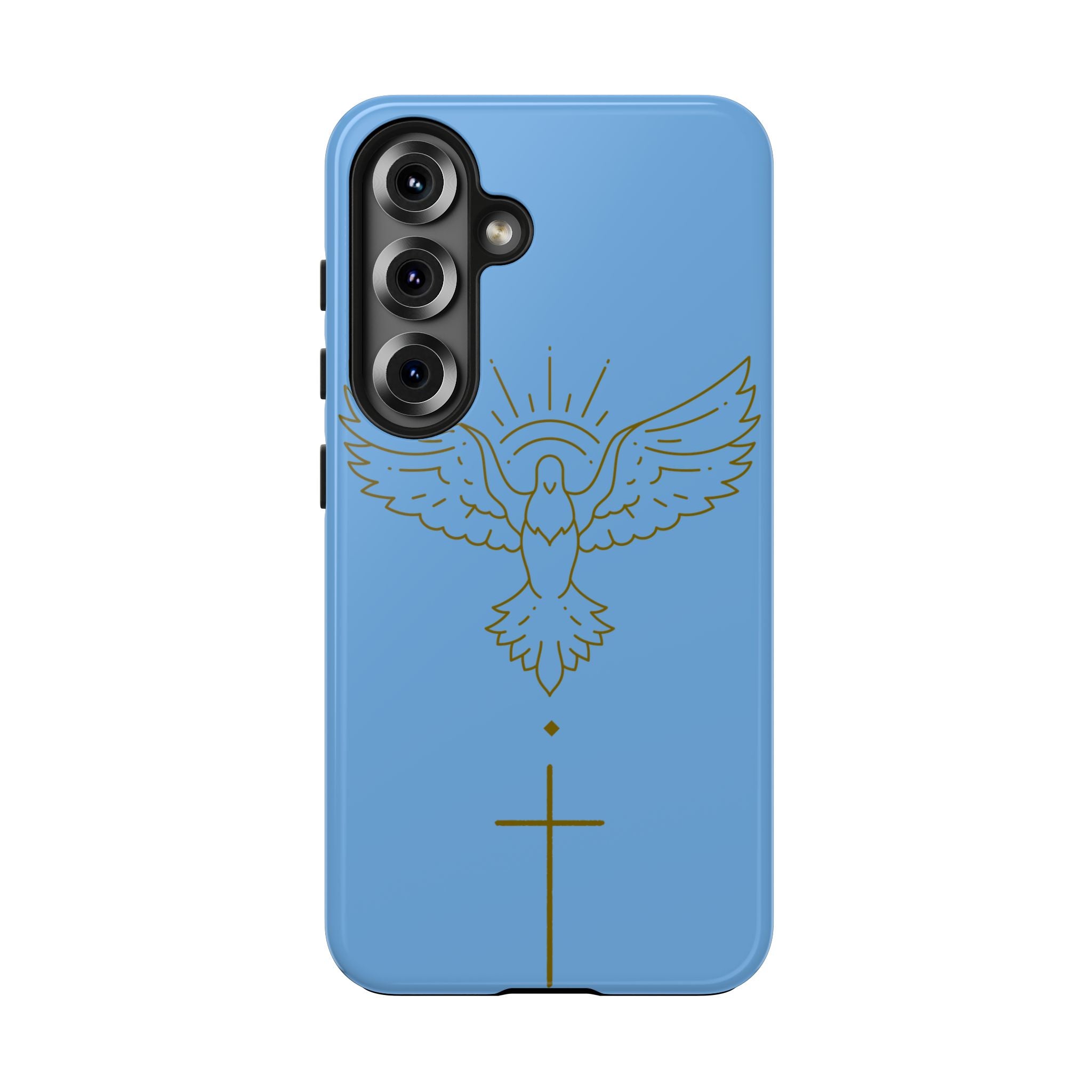 Dove & Cross Tough Phone Case — Inspirational Christian Religious Phone Cover