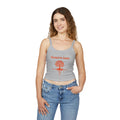 Rooted in Jesus Wide Spaghetti Strap Tank - Women's Faith Graphic Tank Top