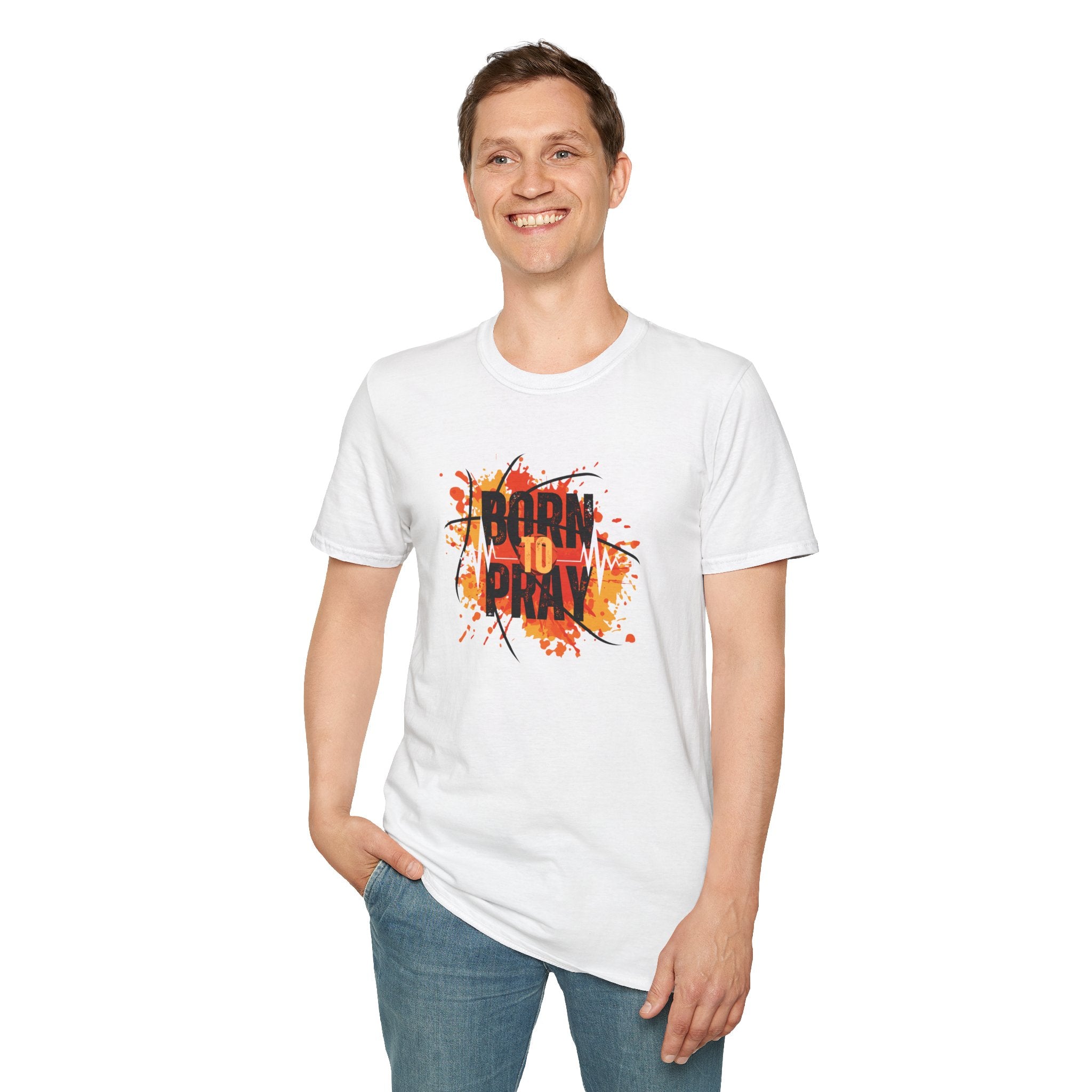 Born to Pray T-Shirt — Pray Without Ceasing Inspirational Tee