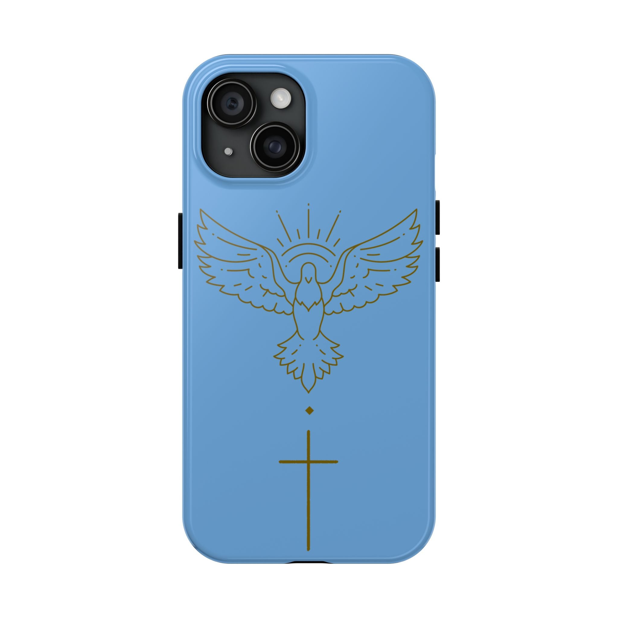 Dove & Cross Tough Phone Case — Inspirational Christian Religious Phone Cover
