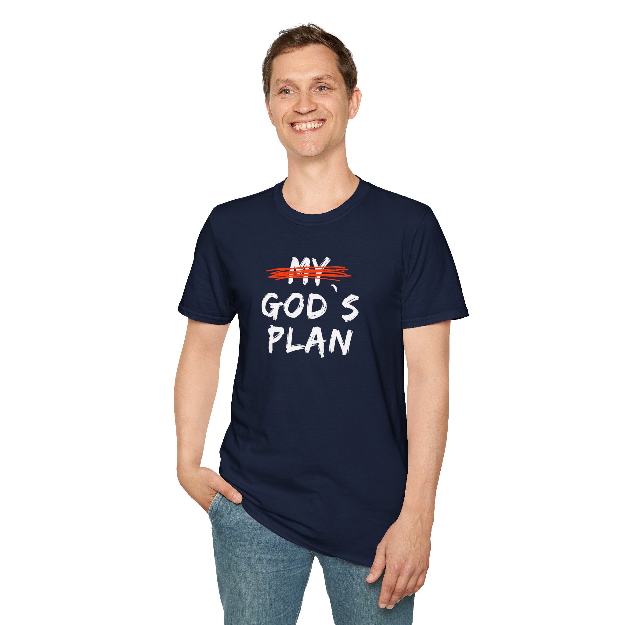 My God's Plan T-Shirt — Christian Faith Cross Tee
