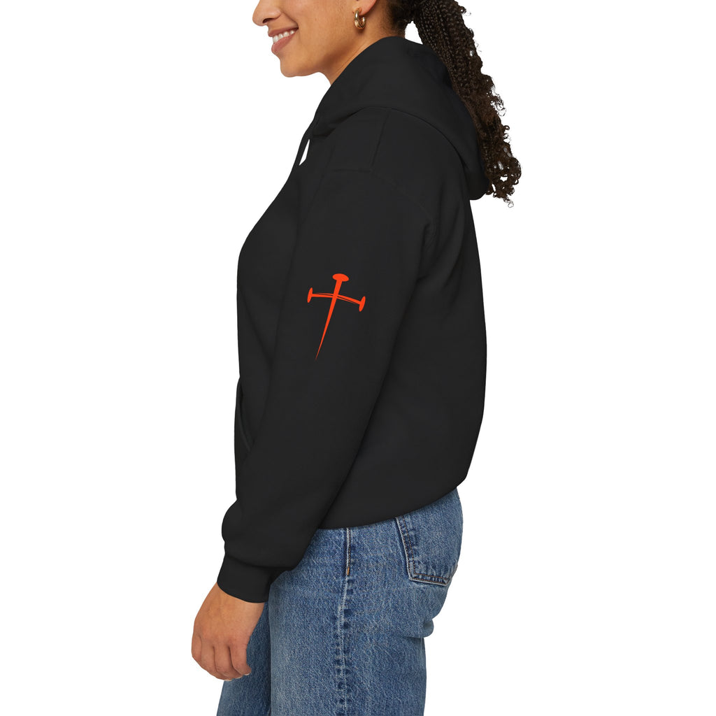 Believe in Jesus Hoodie — Inspirational Minimalist Black Pullover