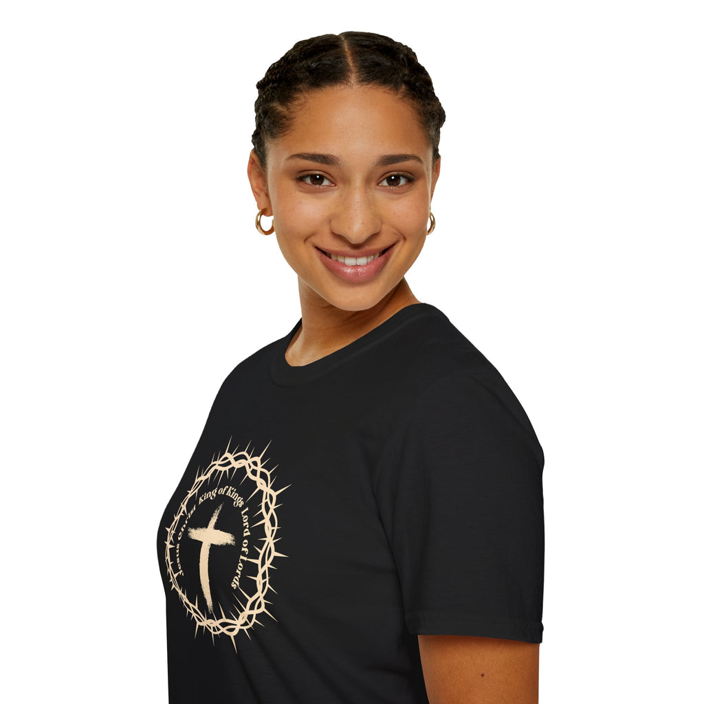 Christian Cross T-Shirt — Crown of Thorns Faith Tee
